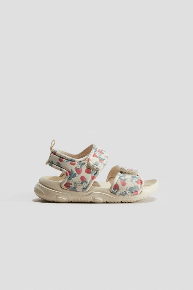 Sandalen - Hellbeige/Erdbeeren/Hellbeige/Meereslebewesen - 1