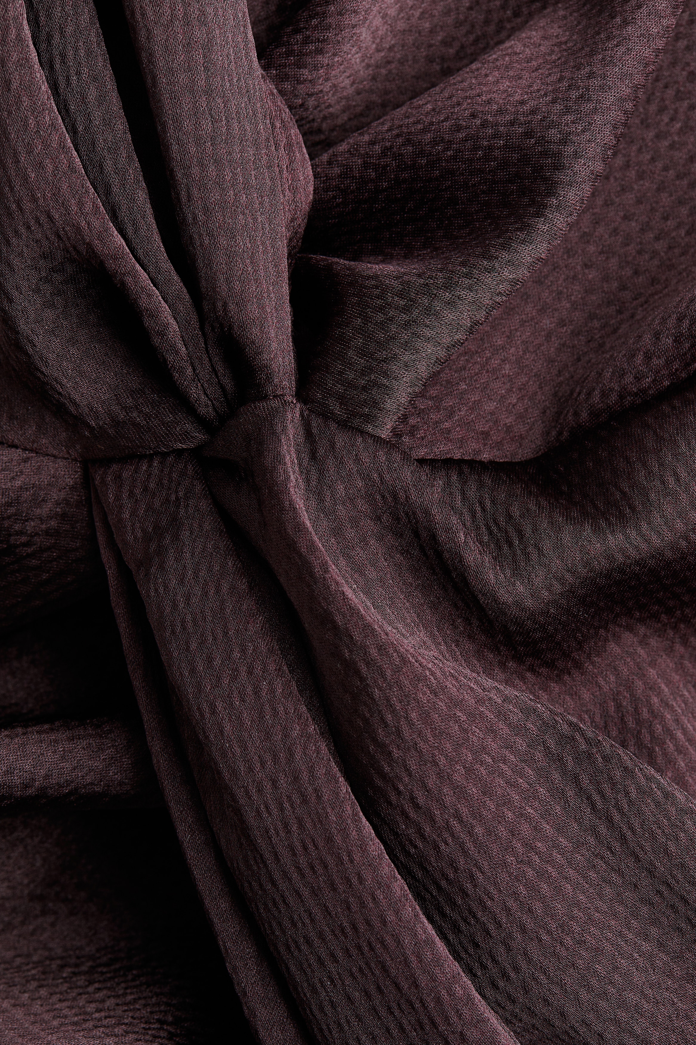 Twisted-detail dress