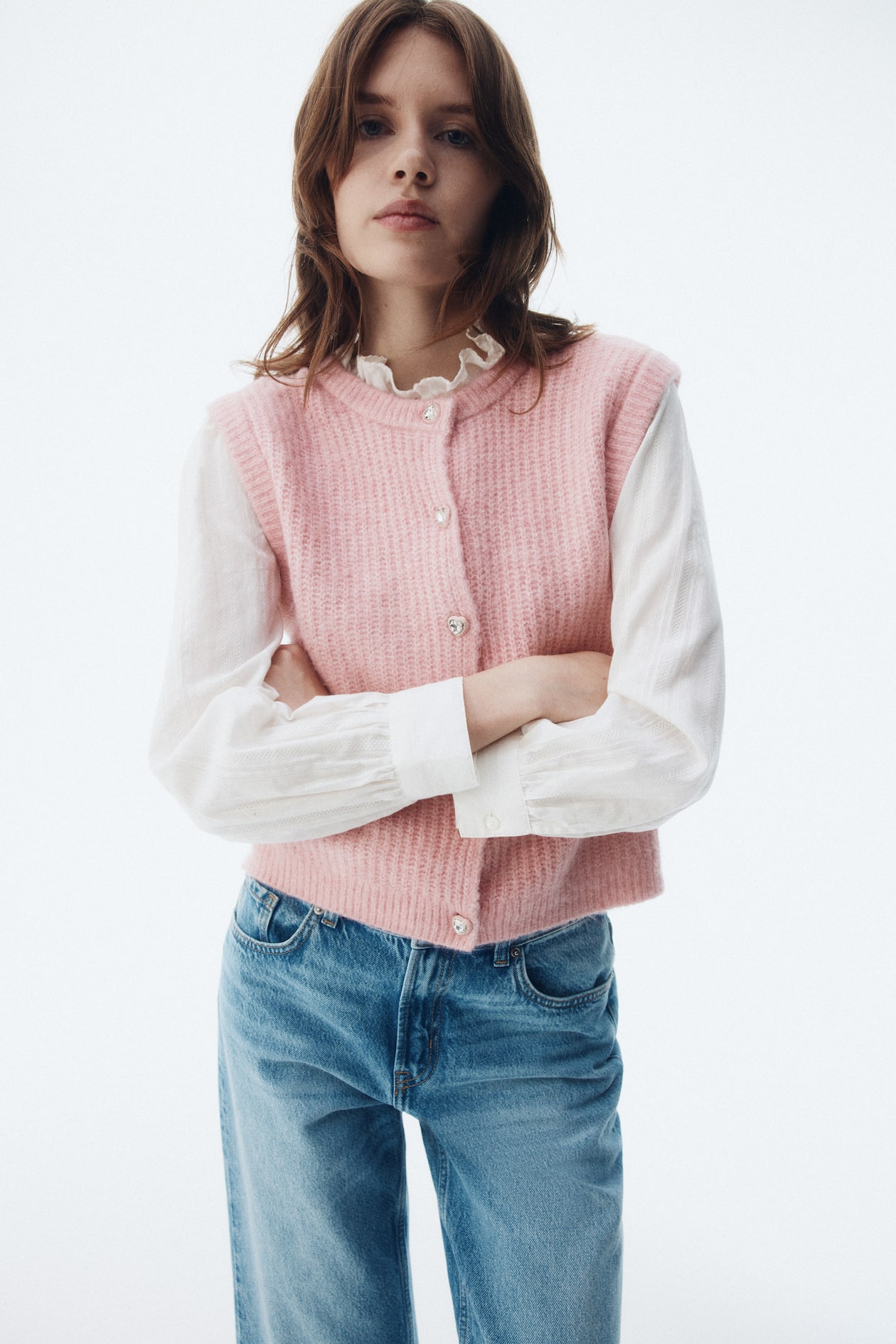 Rib-Knit Vest - image 2