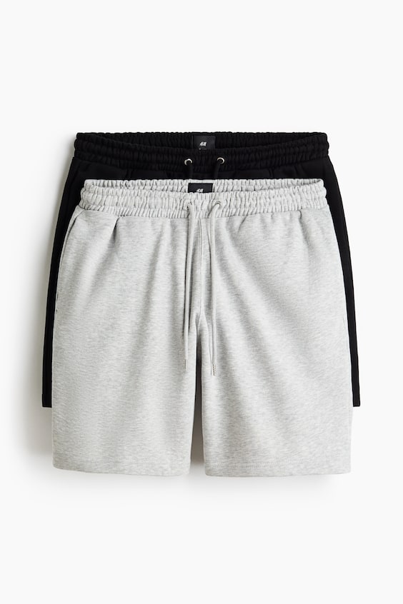 Мужские шорты H&M 2-Pack Regular-Fit Shorts
