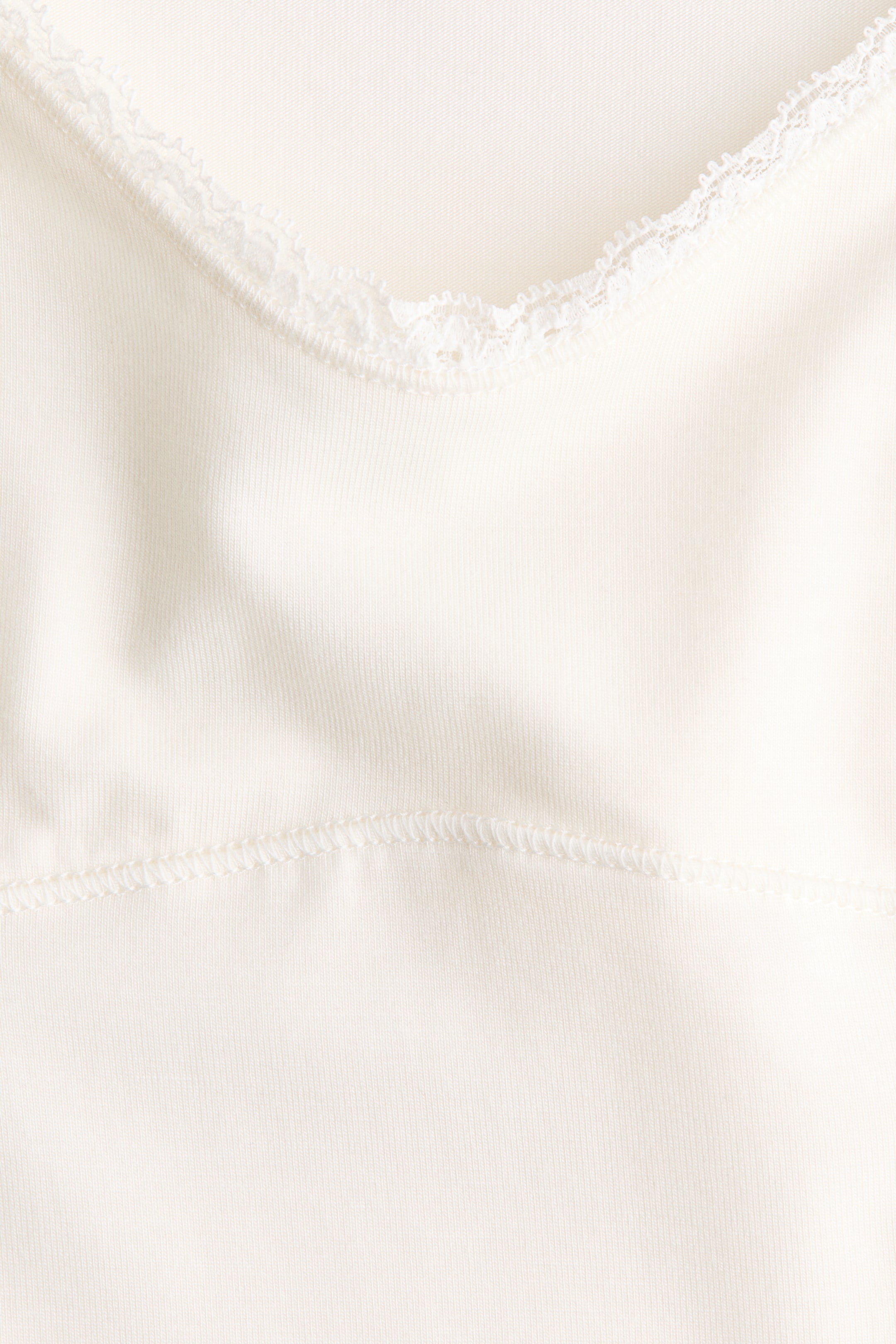 Lace-Trimmed Top