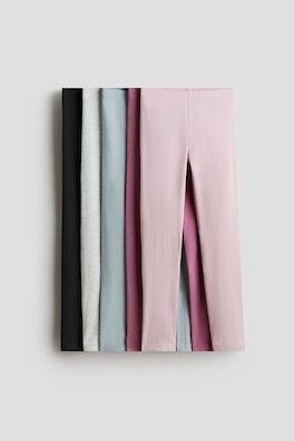 5-pack leggings i bomull