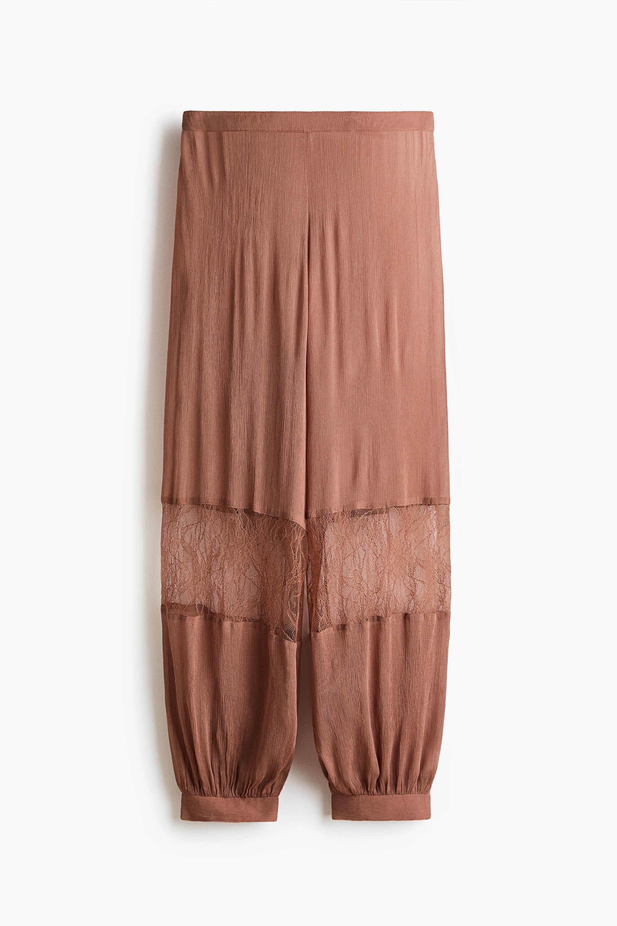 Lace-Detail Pajama Pants