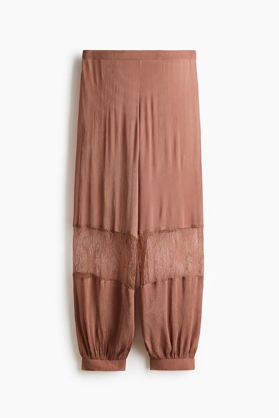 Пижамные брюки Detail, кружево — H&M