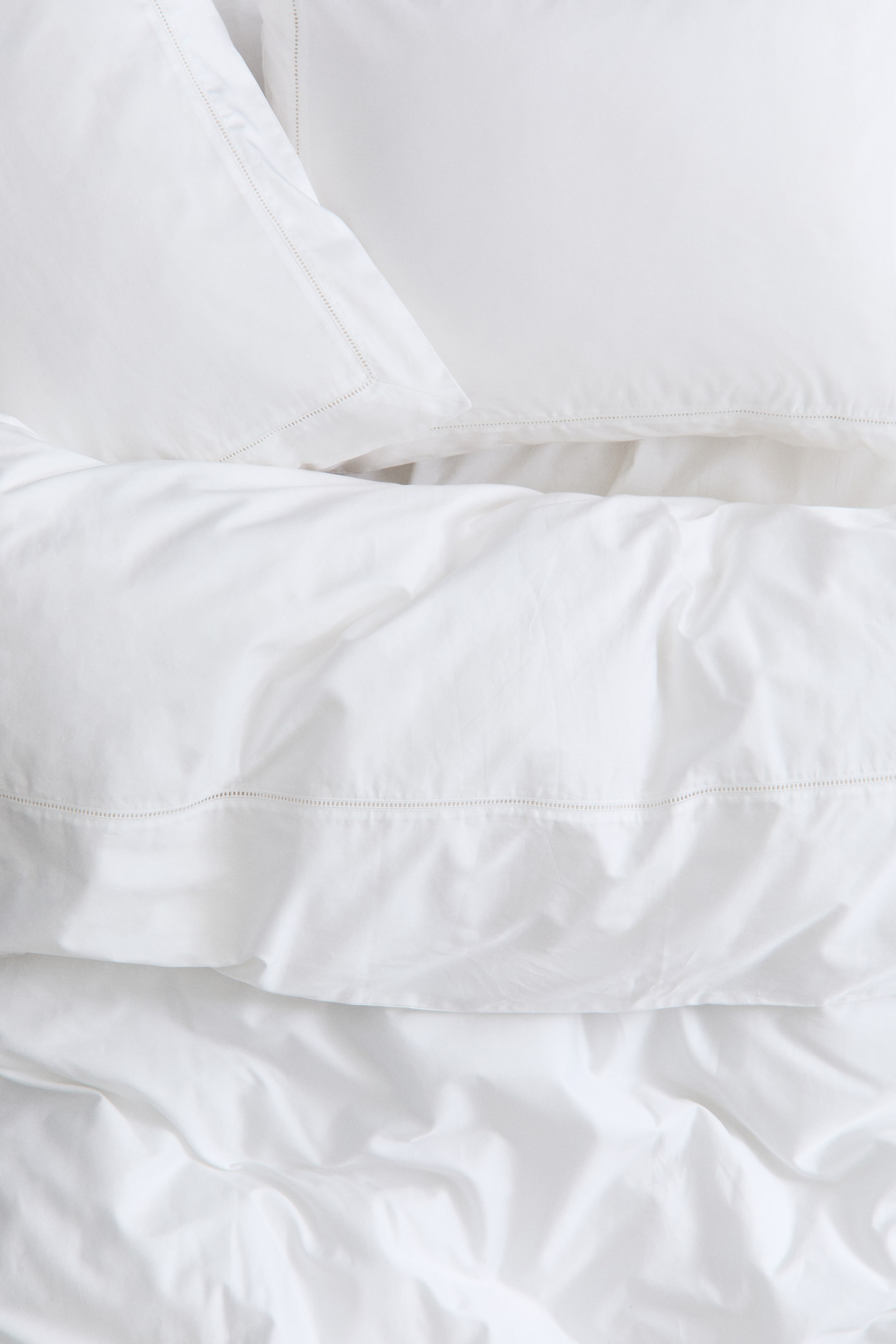 View larger image: Egyptian Cotton King/Queen Duvet Cover Set - White - Home All | H&M US 3