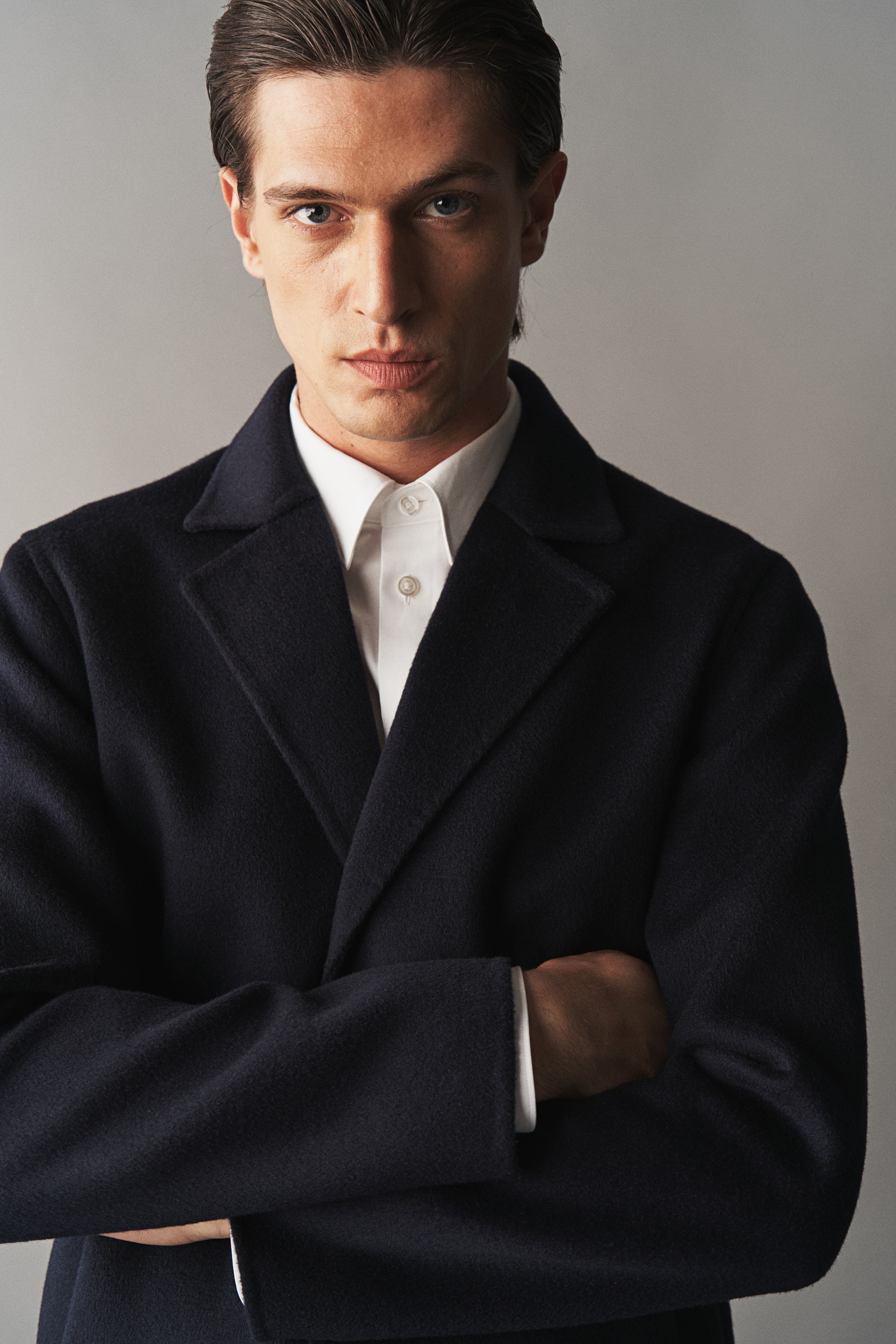 Wool coat - Navy blue - Men | H&M GB 3