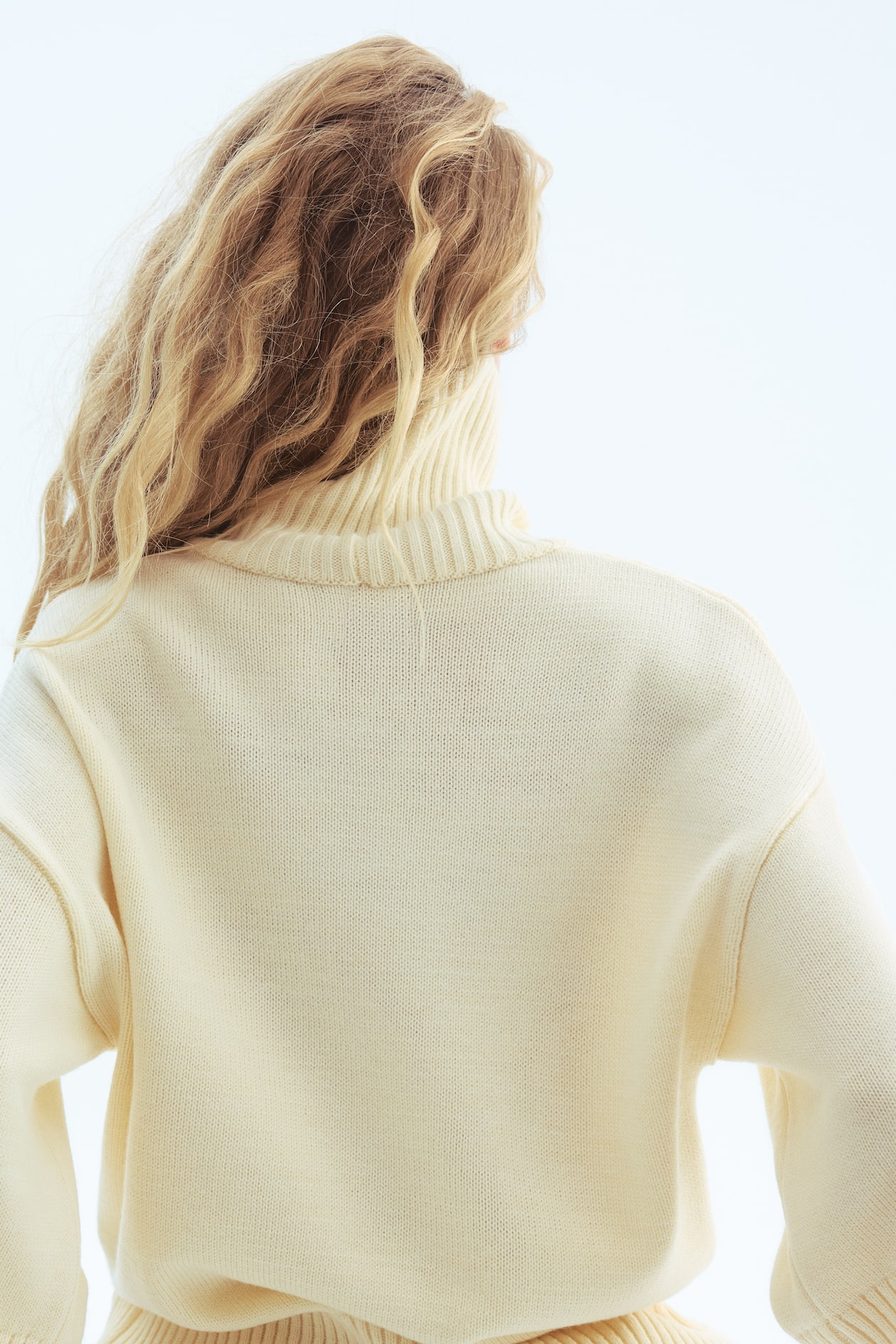 Fine-Knit Turtleneck Sweater - image 2