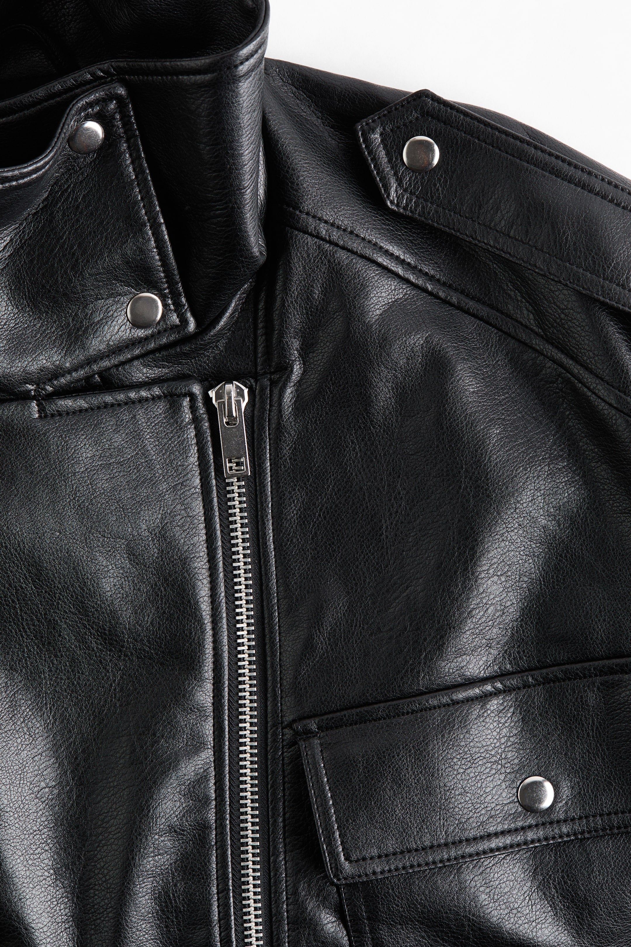 Женские куртки H&M Belt-Detail Biker Jacket — фото 8