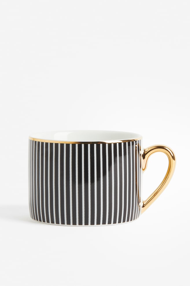 Porcelain cup - Black/Striped/Black/Patterned/Green/Patterned/White/Leopard print - 1