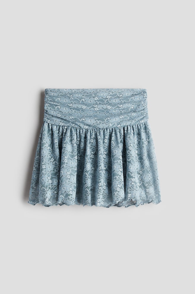 Jupe en dentelle - Turquoise - 1