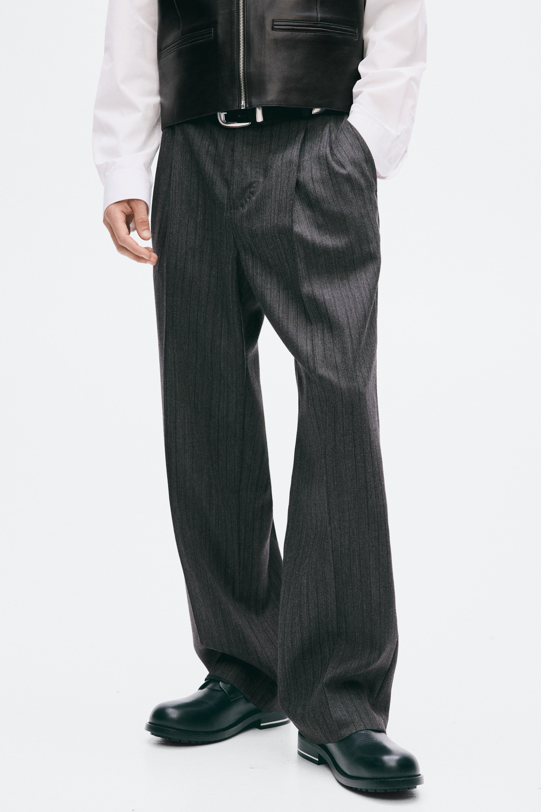 Pantalon chic classique en laine