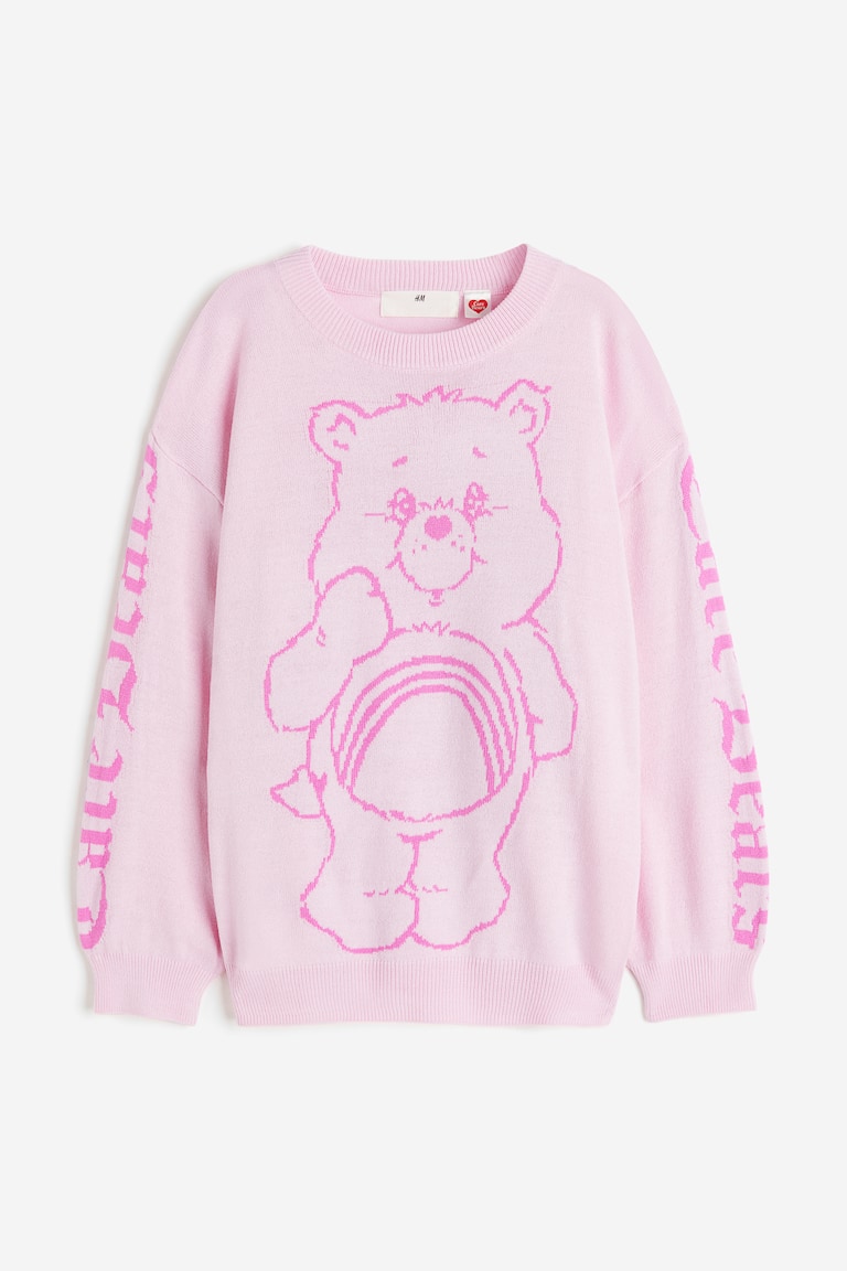 ジャカードニットセーター - ライトピンク／ケアベア - Kids | H&M JP