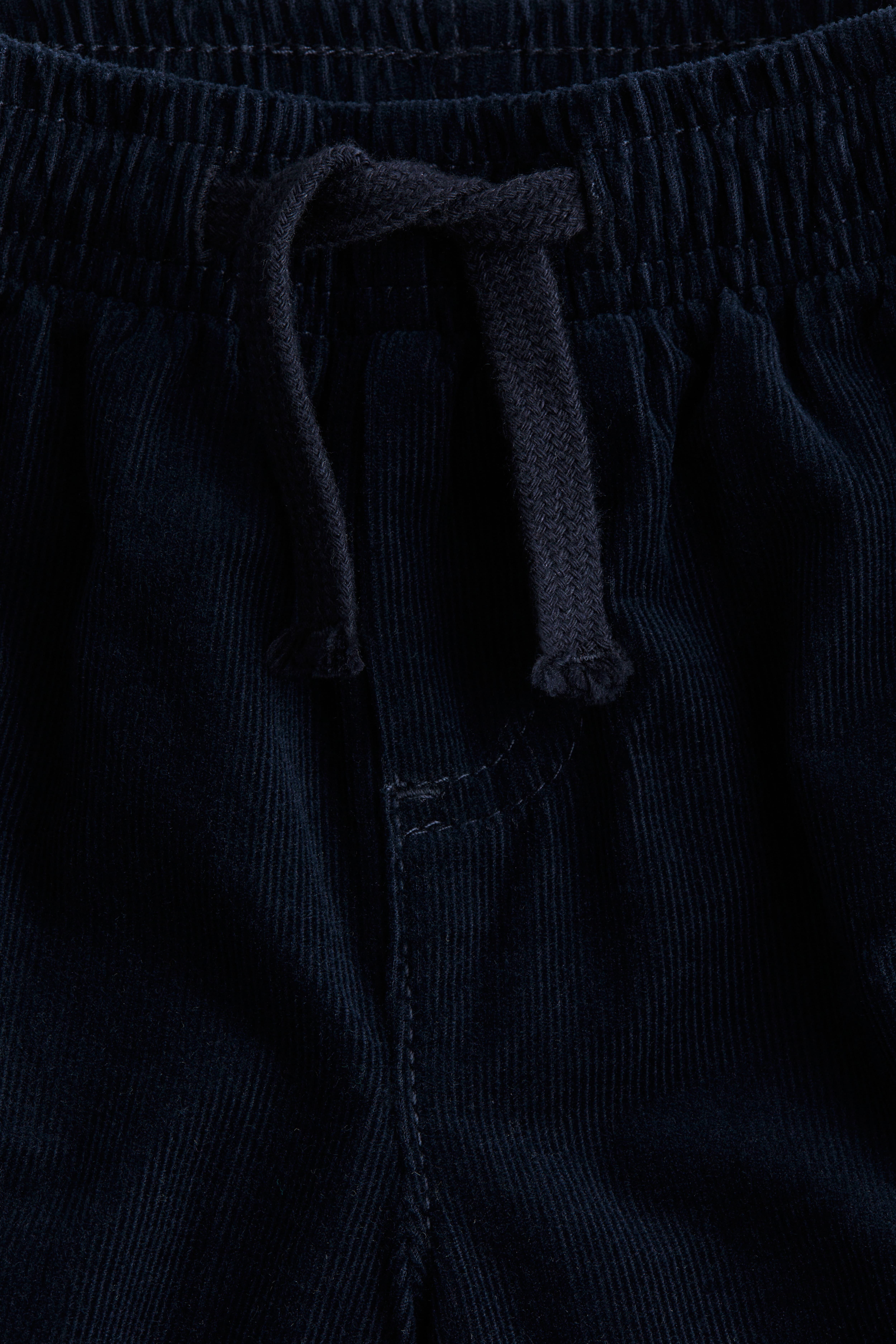 Pantalon doublé en velours côtelé