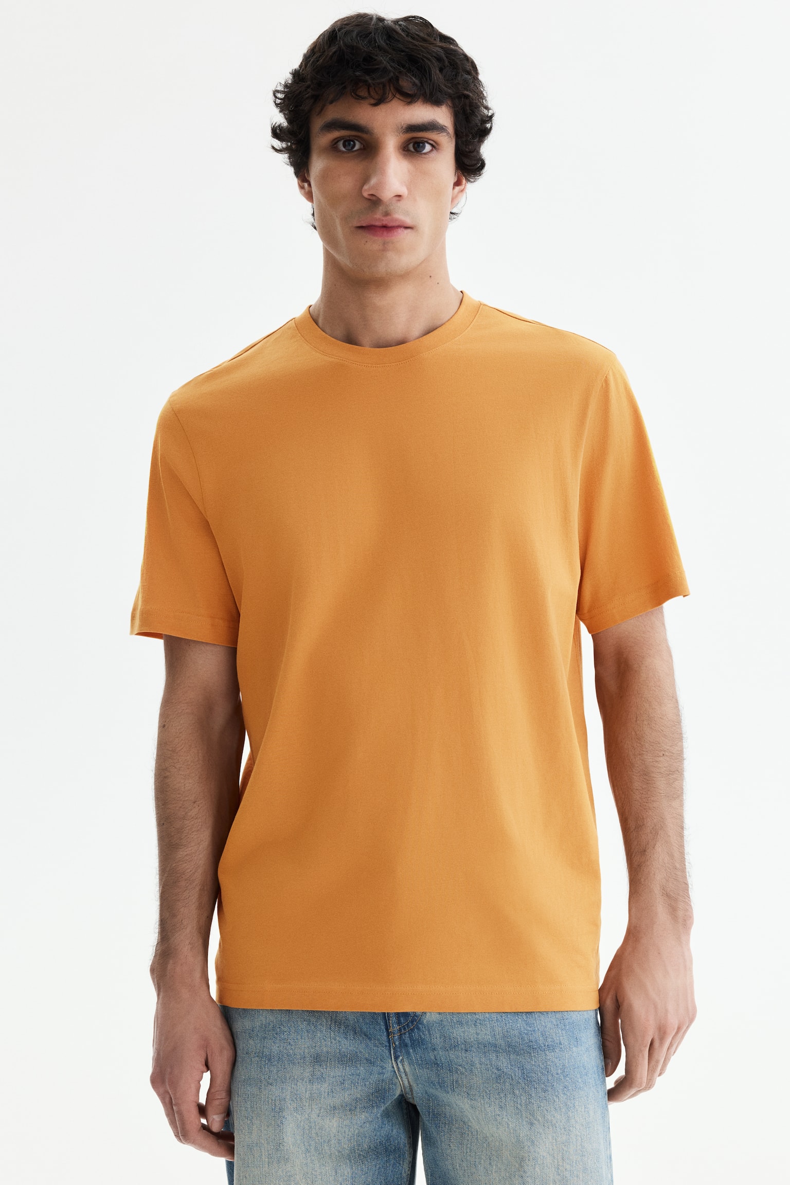 Regular Fit T-shirt - Orange/Black/Burgundy/Teal/White/Navy blue/Brown/Dark grey/Grey marl/Khaki green/Light blue/Pink/Lilac/Beige/Green/Light purple - 1