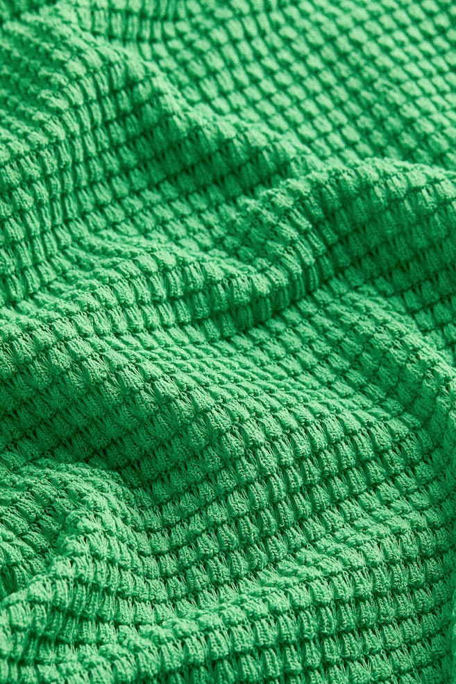 MAMA 2-delt strikket sæt - Grøn/Creme - 5