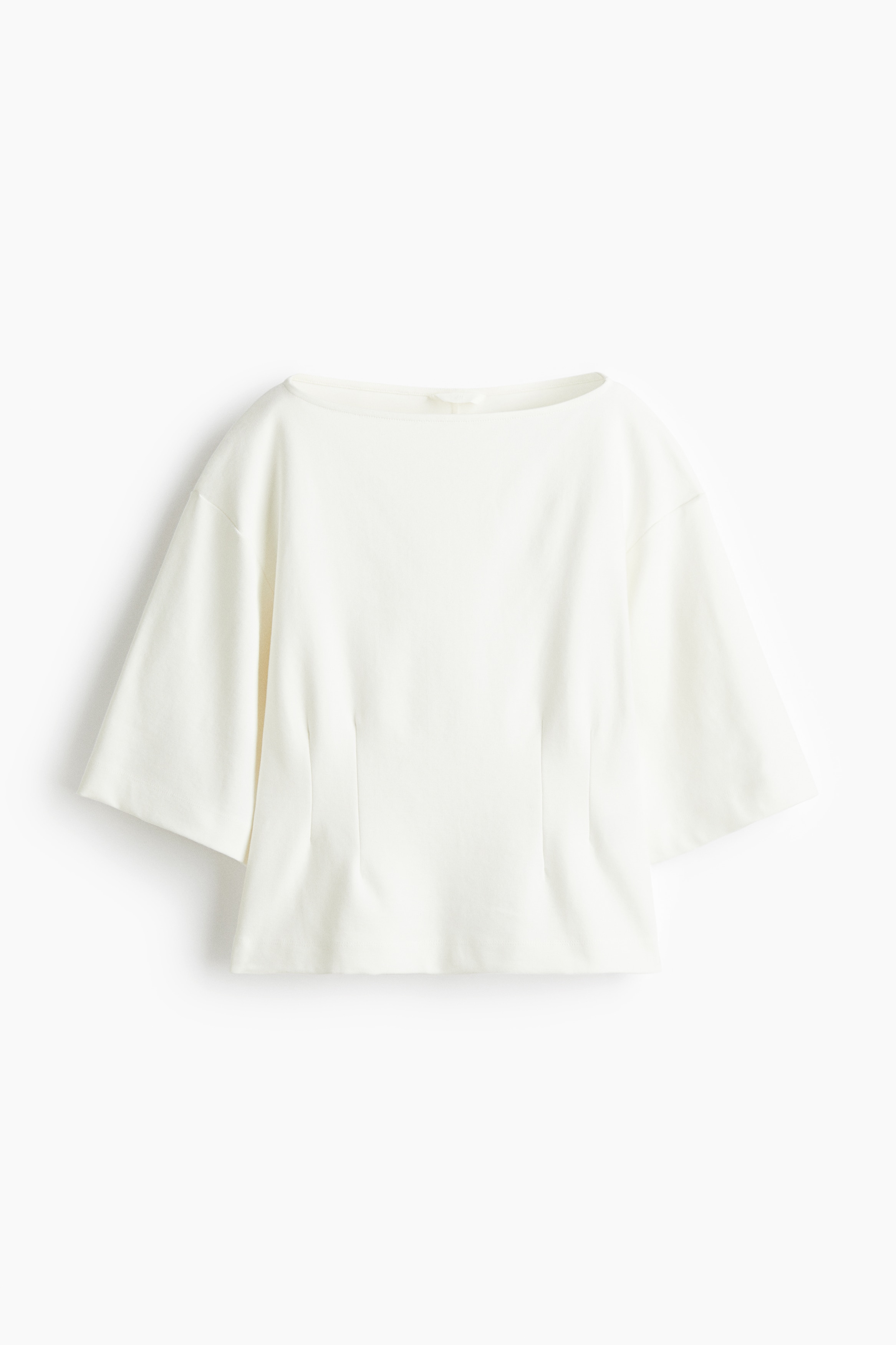 Daralan Belli İnterlok Üst - Beyaz/Koyu kahverengi