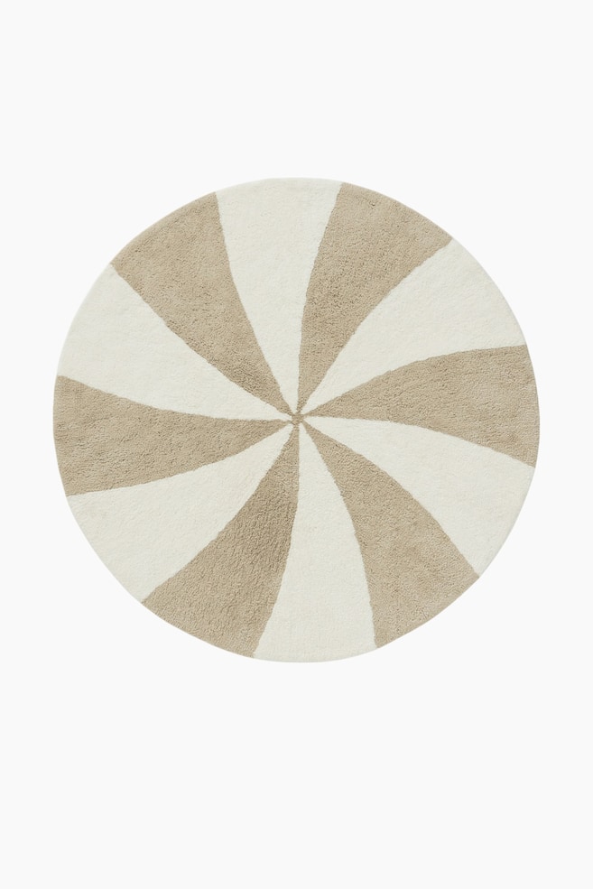 Tvättbar Barnmatta Cecilia - Creme/beige/Rosa/Blå/vit - 1