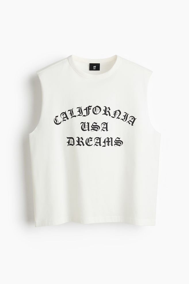 Loose Fit Printed vest top - White/California/Black/Côte d'Azur/Dark grey/Offshore/White/Côte d'Azur Edition/Black/Los Angeles/Coral pink/82 - 1