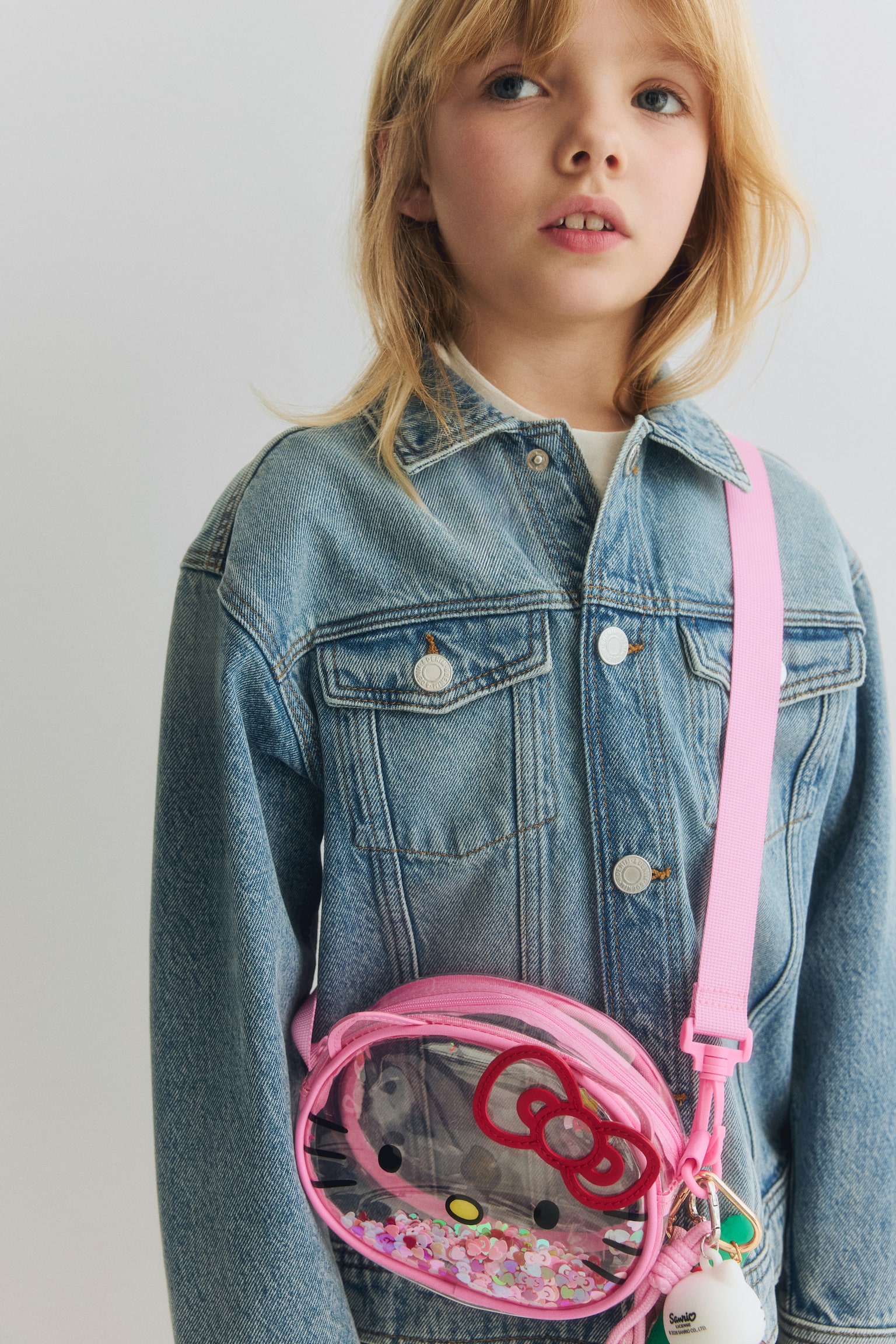 Sac crossbody avec applications-Rose/Hello Kitty - 4
