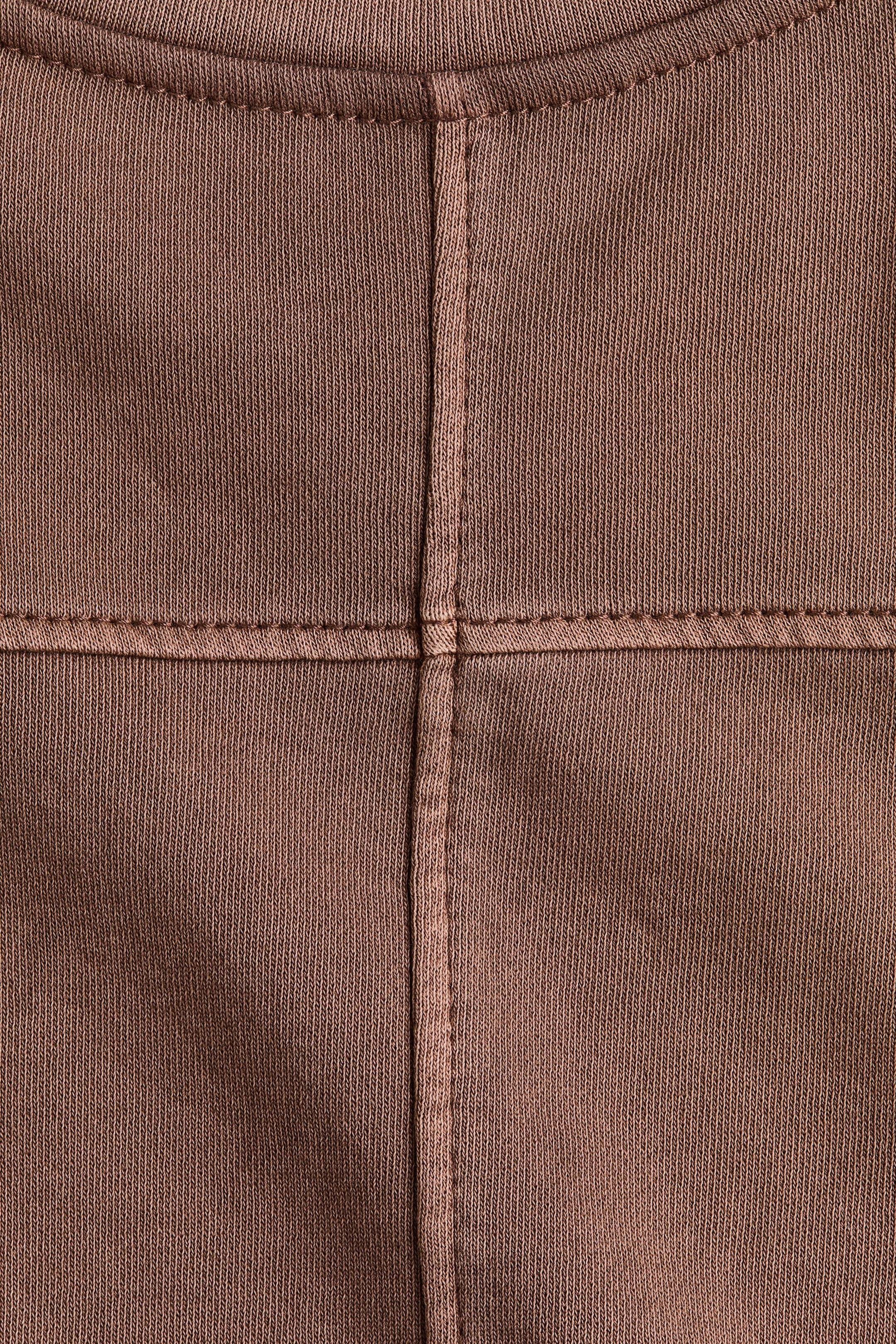 Short-Sleeved Cotton Sweatshirt