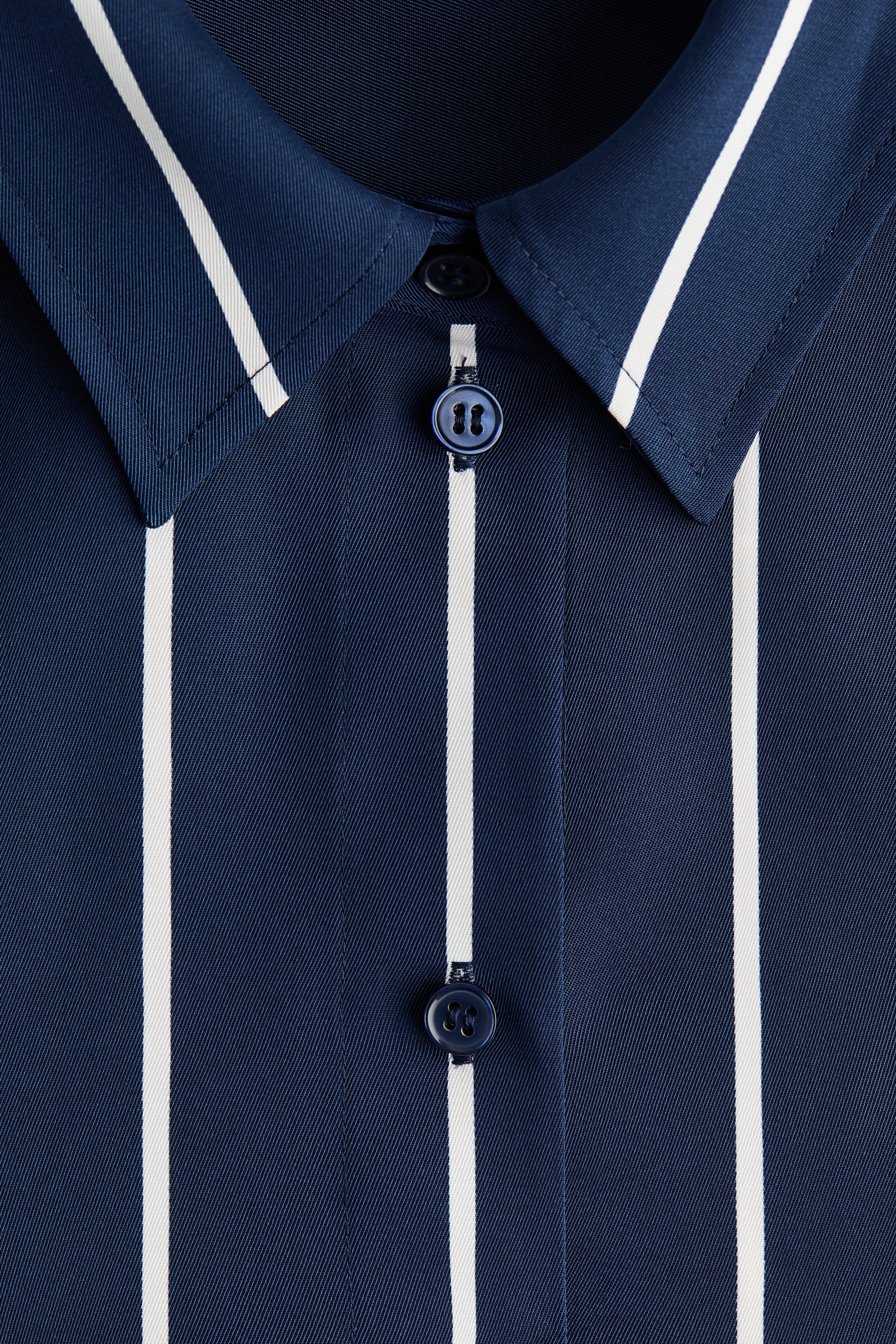 View larger image: Shirt - Navy blue/Striped - Ladies | H&M IN 2