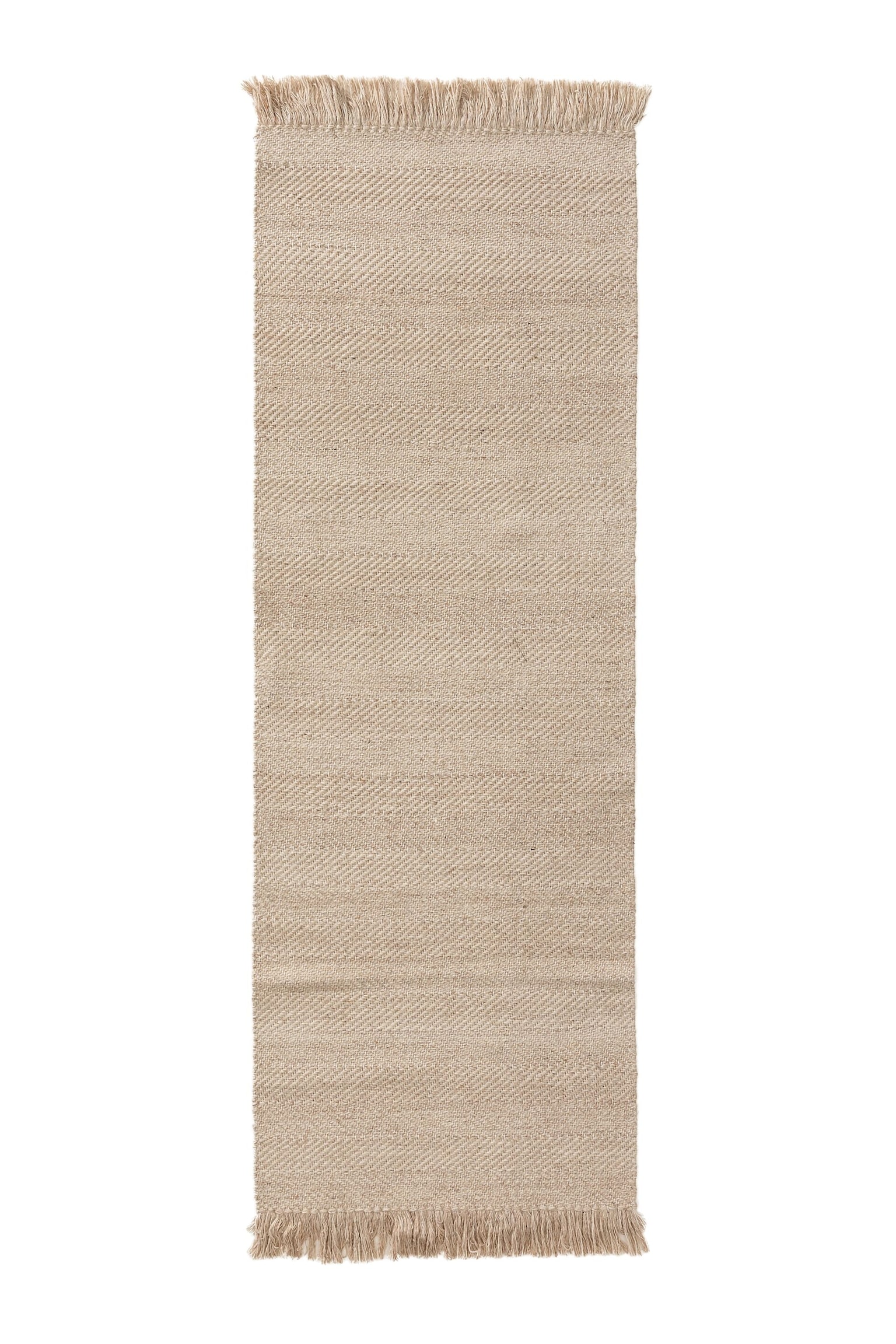 Tapis De Couloir En Laine Lars - Beige - 1