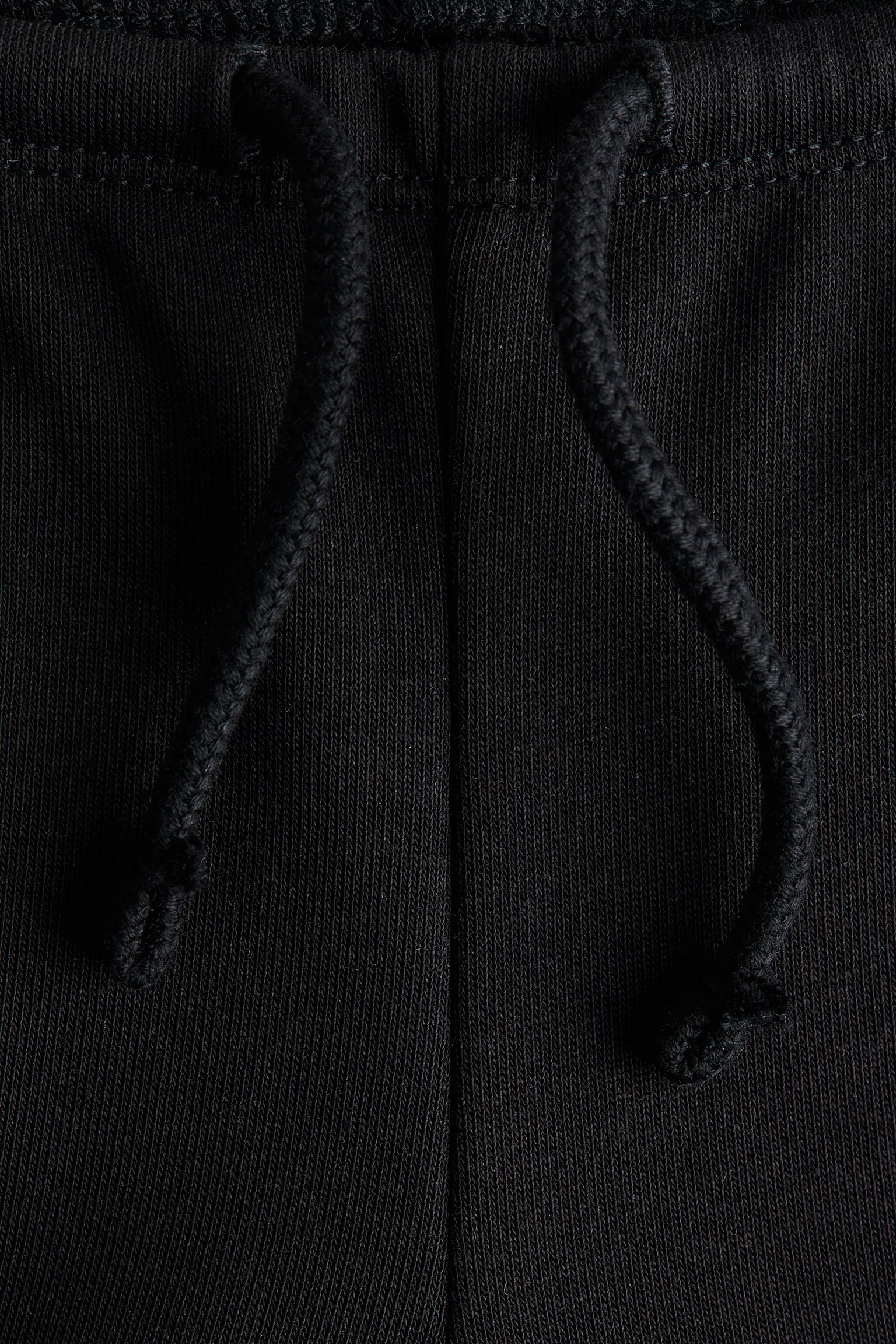 מכנסי טרנינג רחבים - שחור/בז' בהיר/אפור בהיר מלאנז' - 2