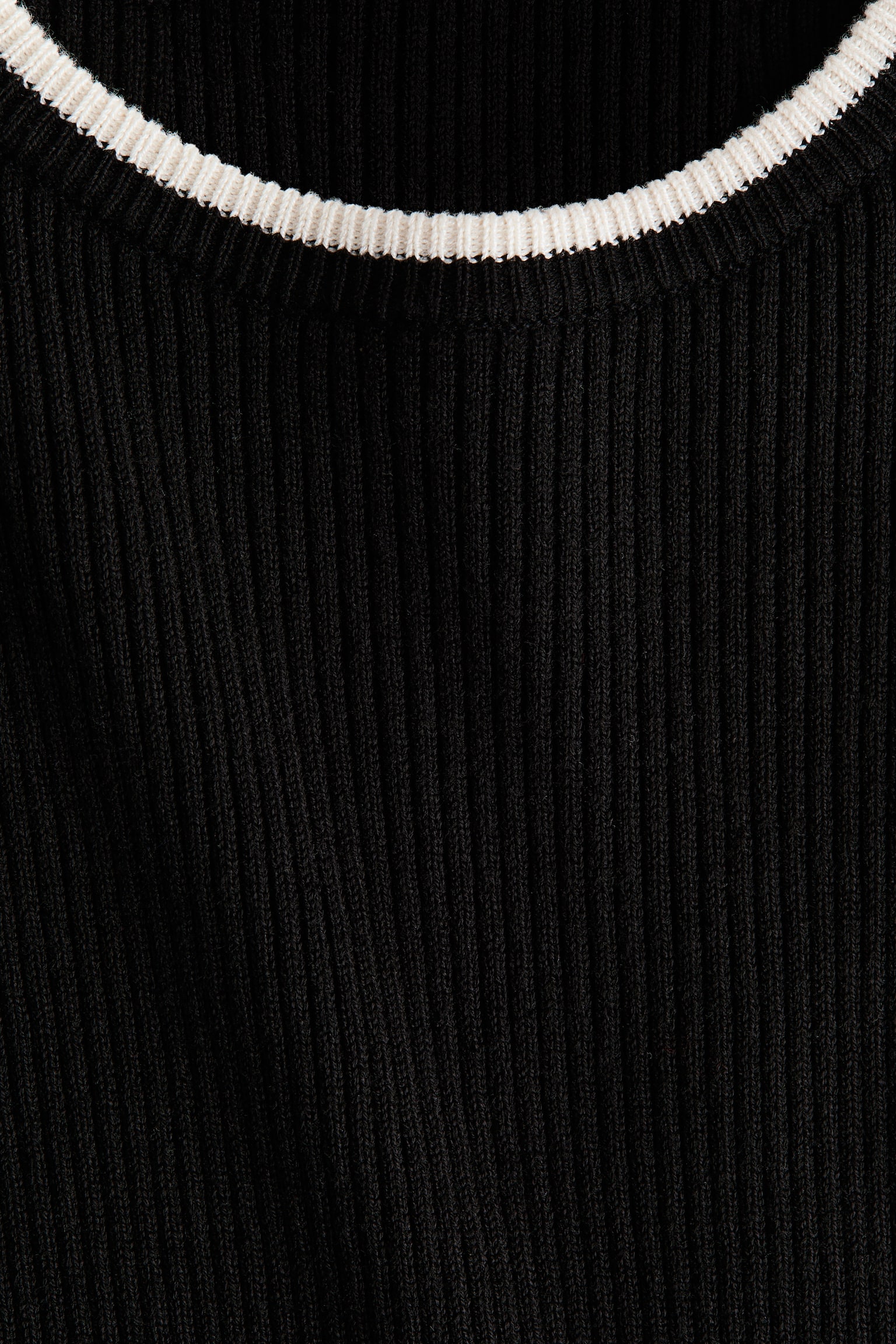 Детский свитер H&M Rib-Knit, цвет: Чёрный — фото 2