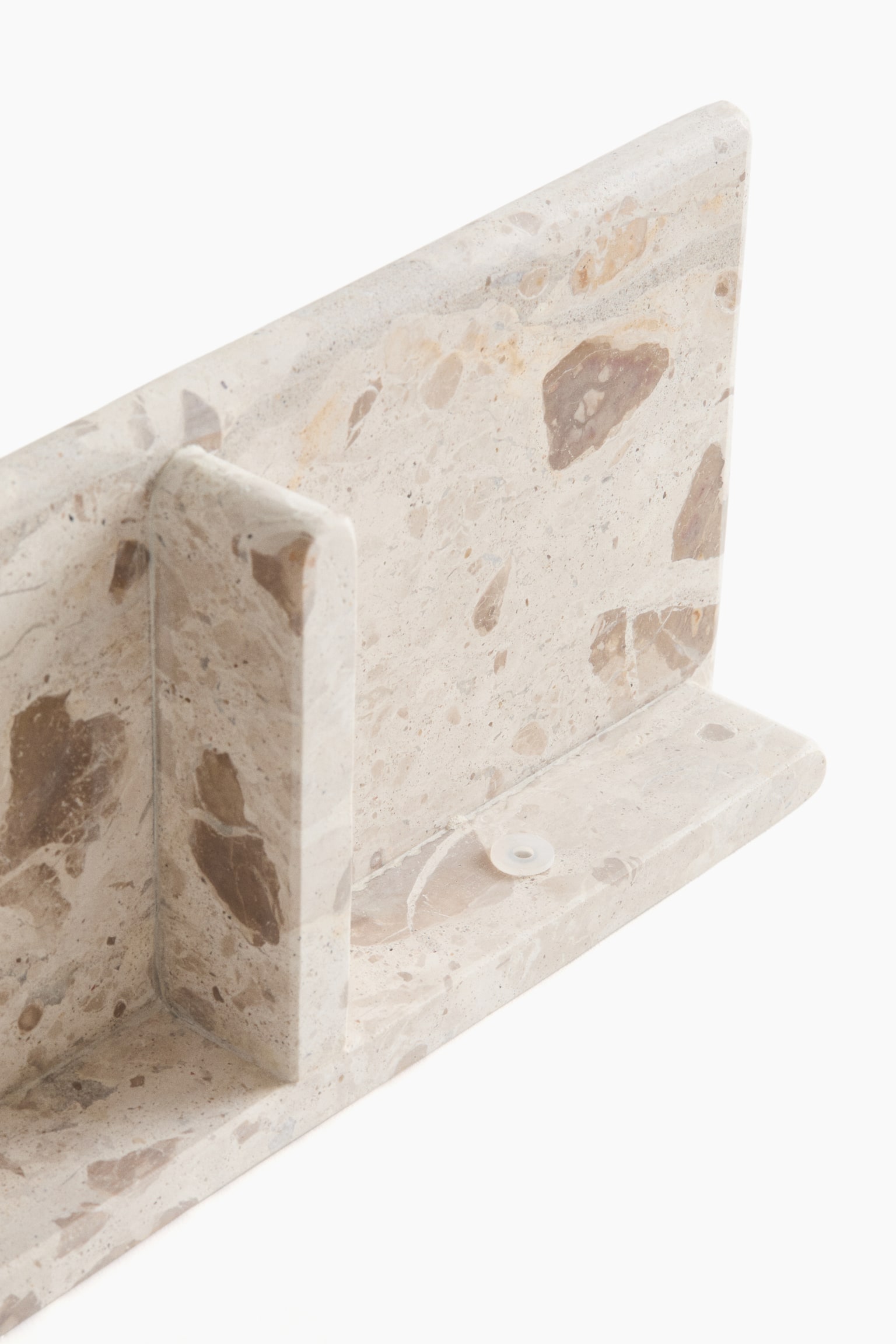 Mensola da parete in marmo - Beige chiaro/Crema - 2