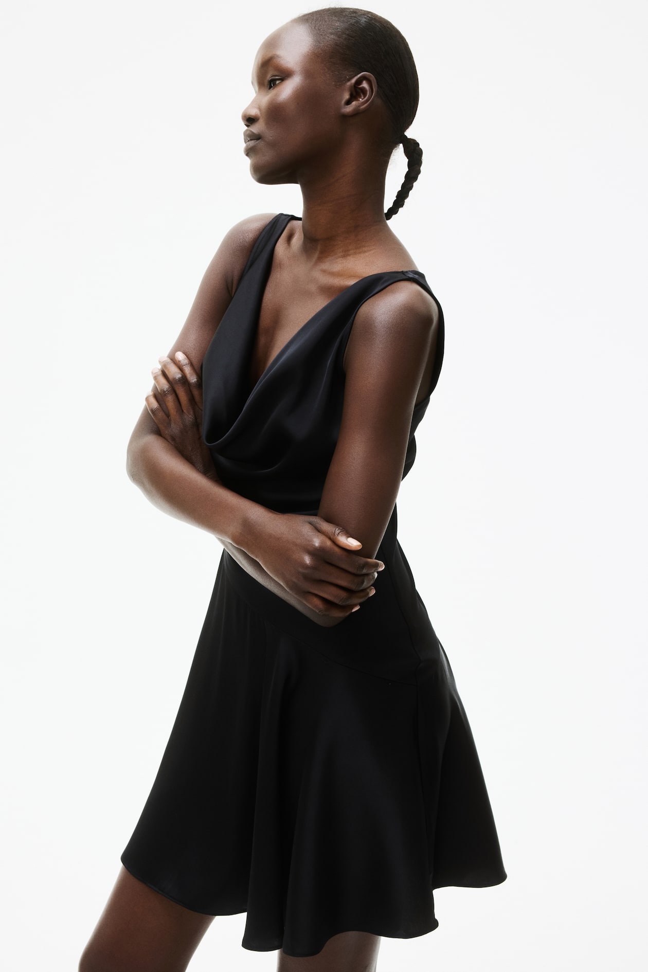 Cowl-Neck Dress - image 5