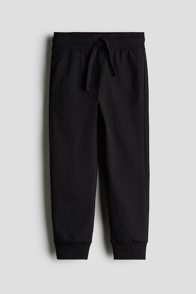 Jersey Joggers - Black - Kids | H&M US