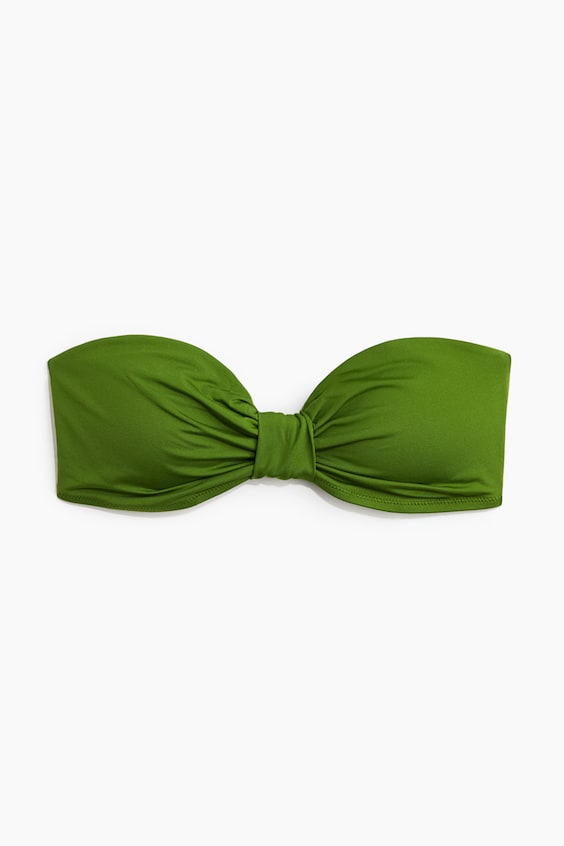 Верх бикини, бандо, уплотнённая чашка — H&M