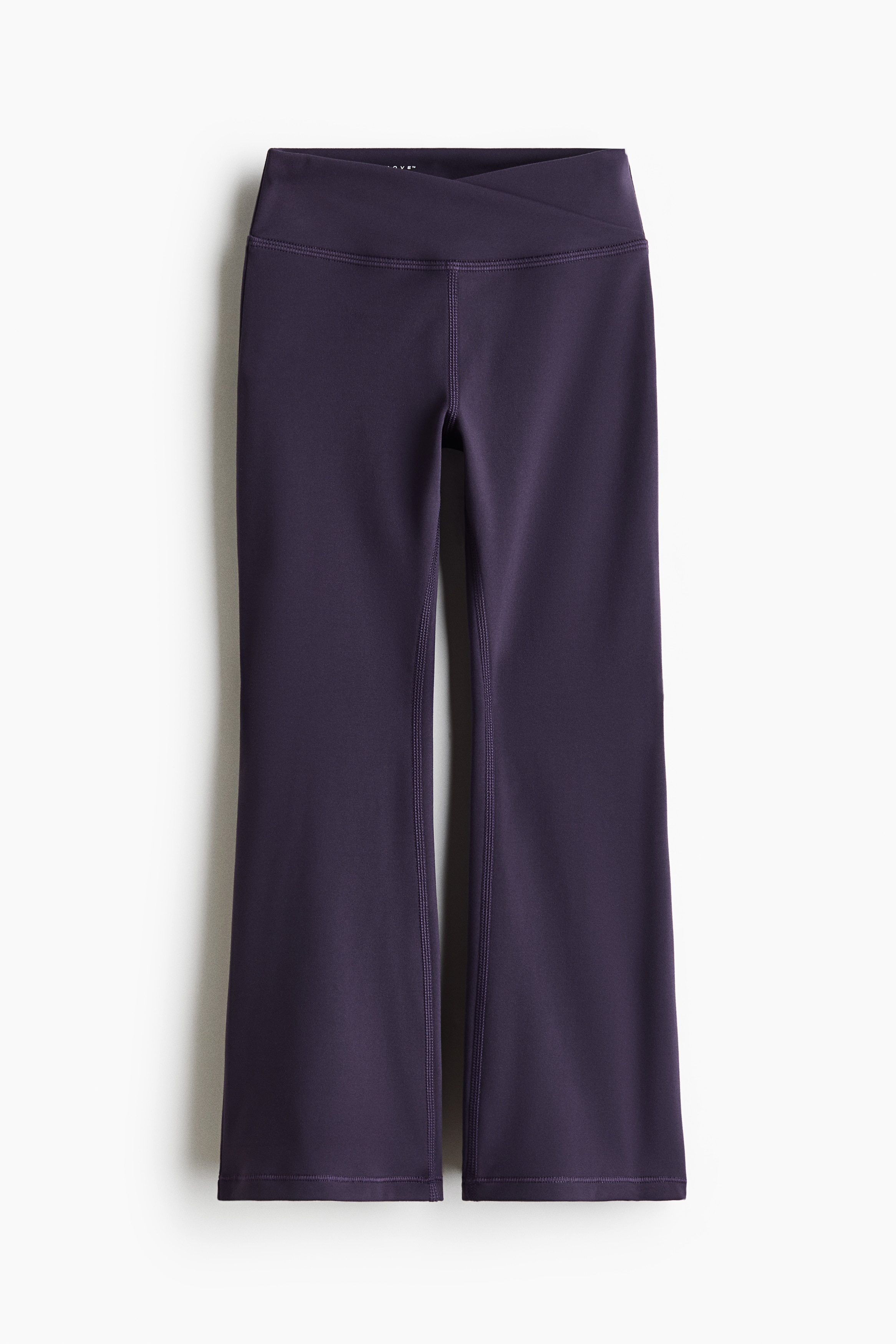 Ausgestellte Sportleggings mit SoftMove™ - Pflaumenlila
