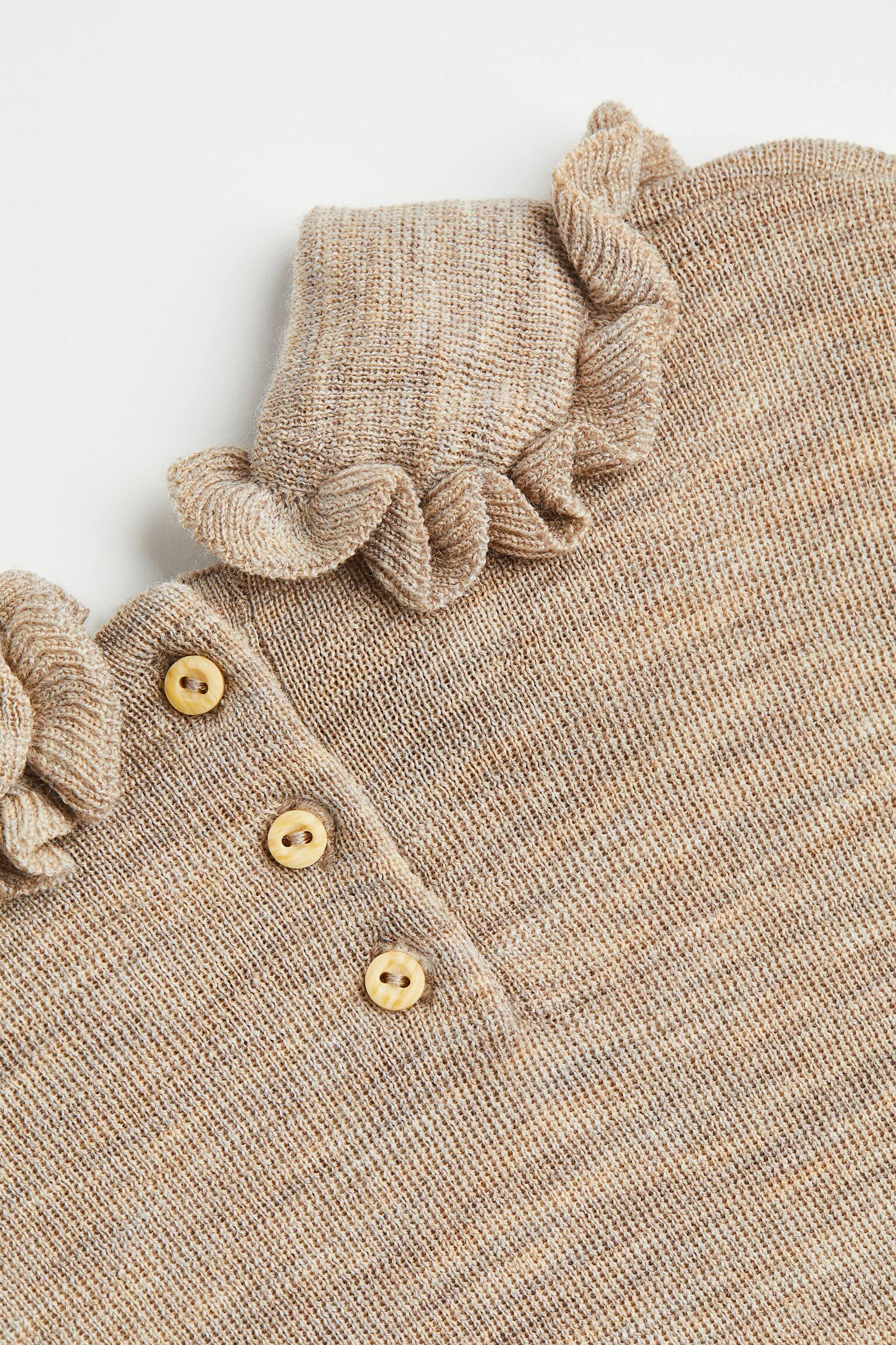 2-piece Wool Set - Beige marle - 3