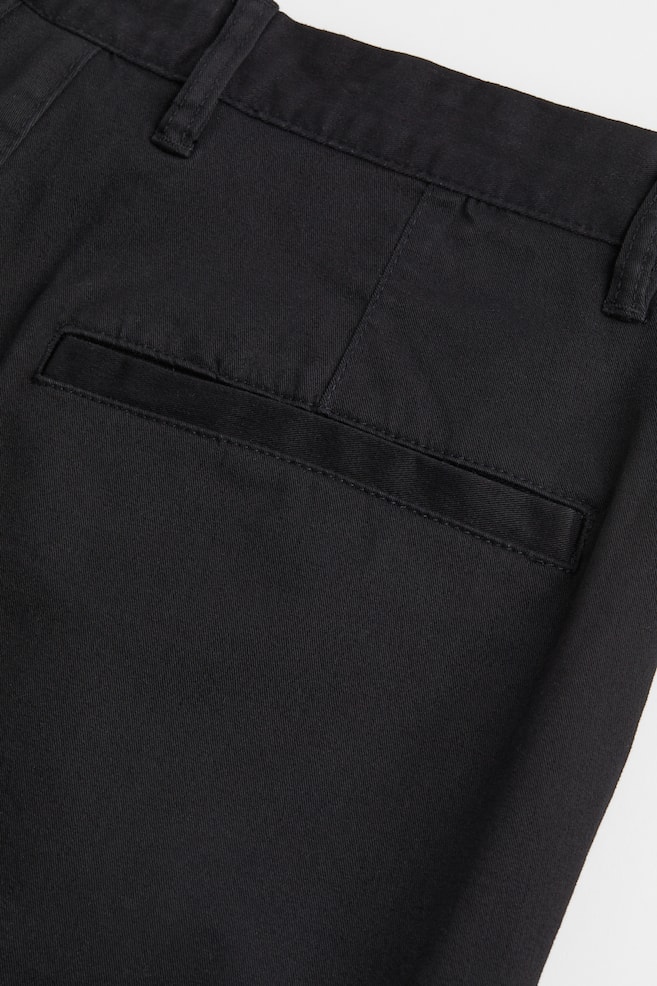 Relaxed Fit Cotton chinos - Black - 2