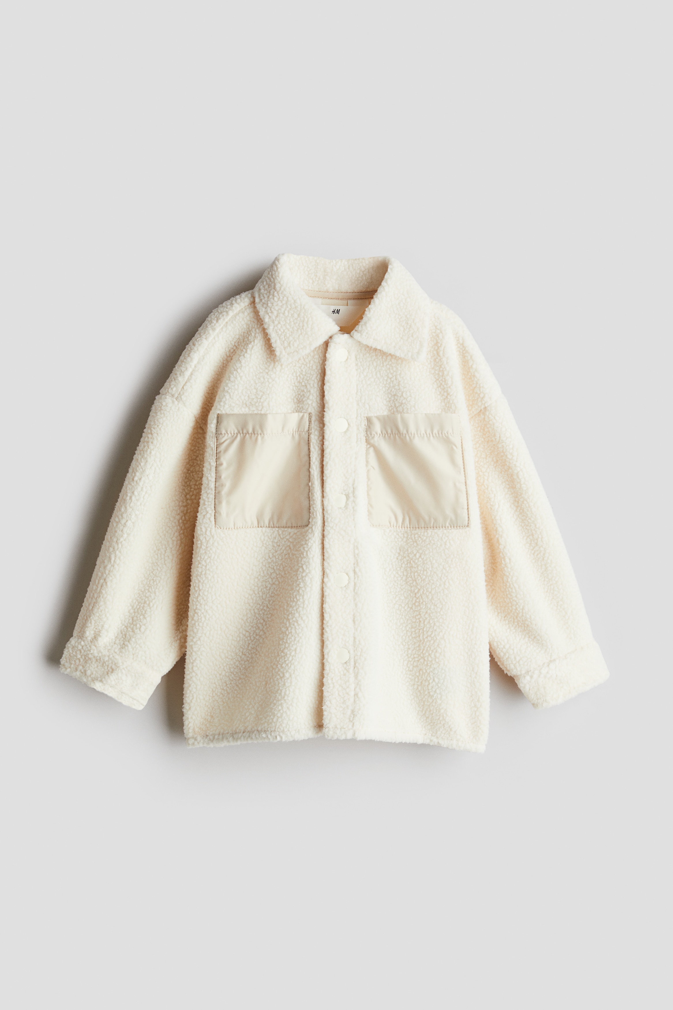 Teddy Overshirt - Light beige