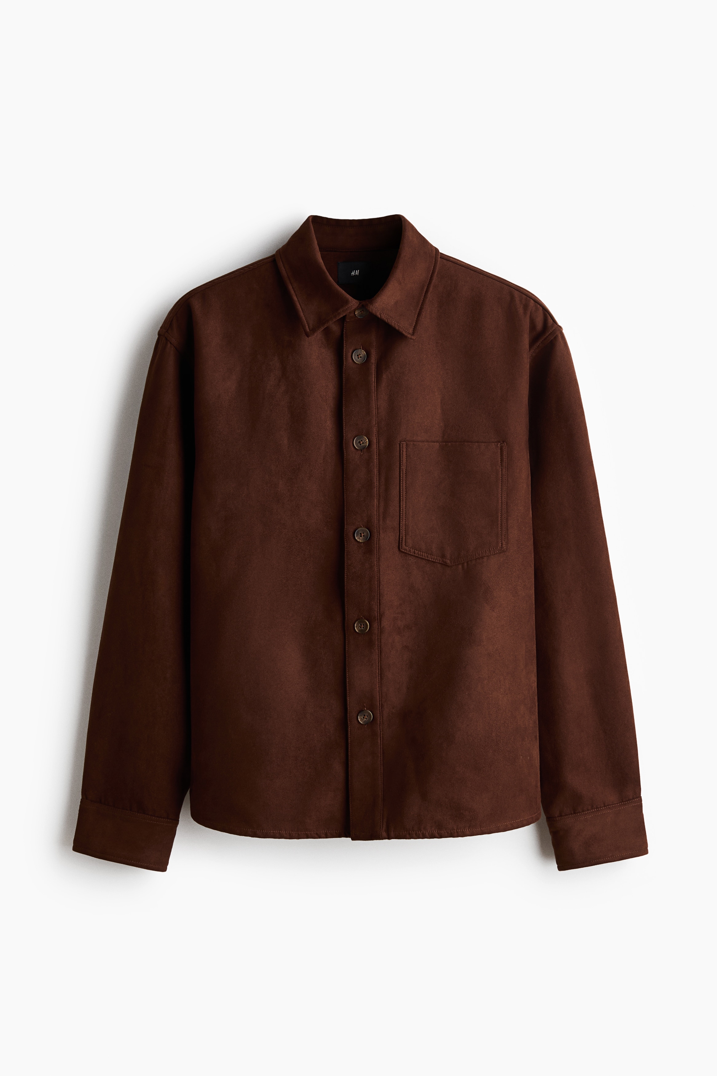 Overshirt - Brun/Mørkeblå