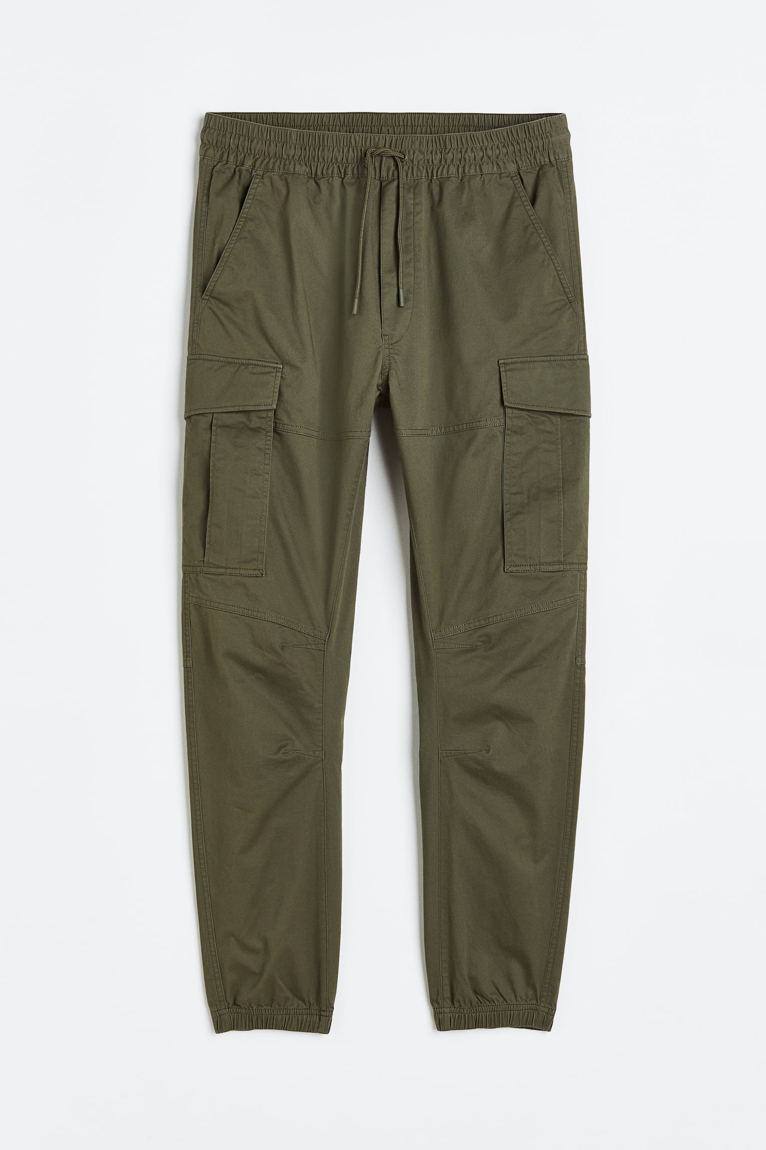 Slim Fit Cargo joggers - Khaki green/Black/Beige/Dark grey/Beige/White - 2