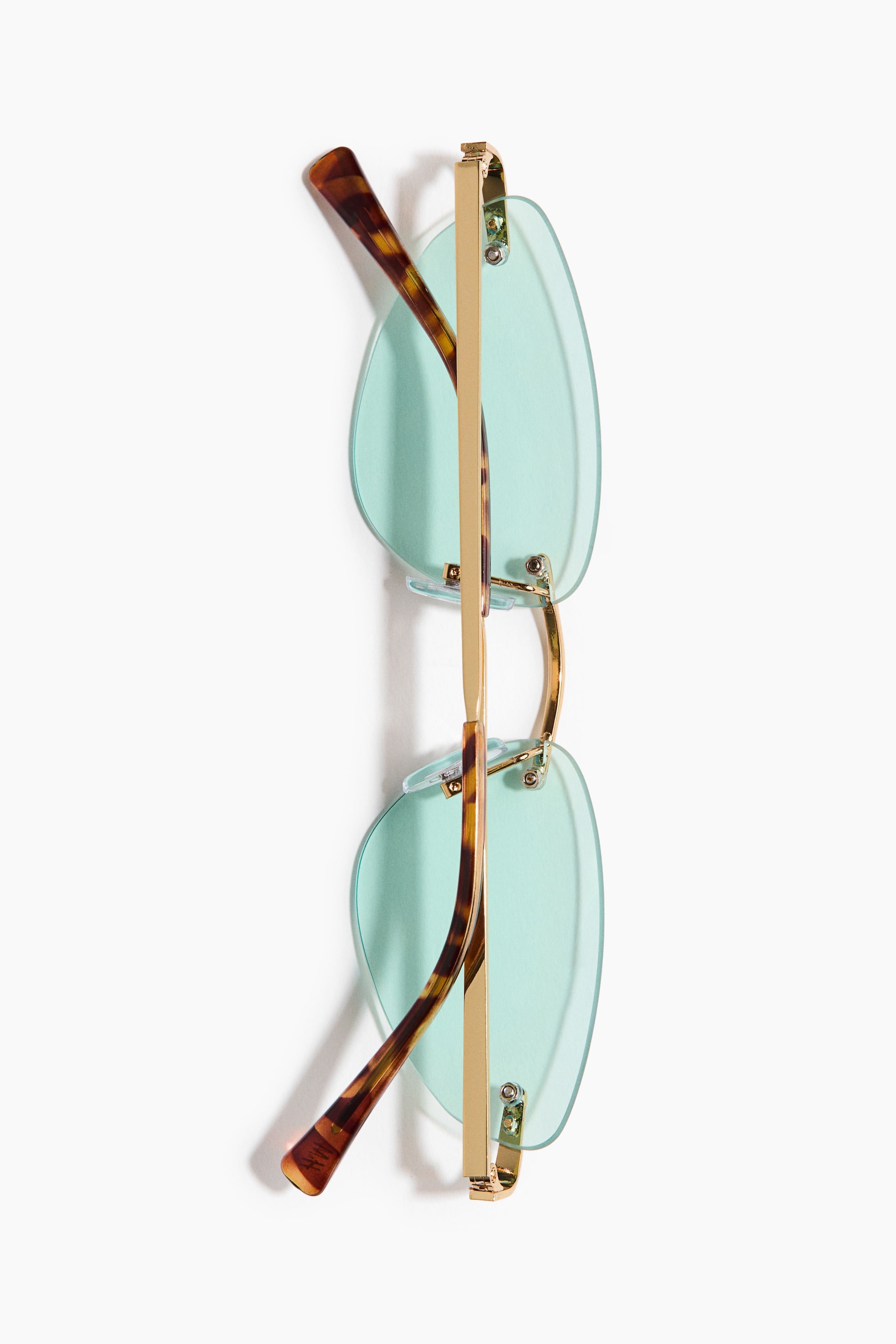 Rimless Cat-Eye Sunglasses