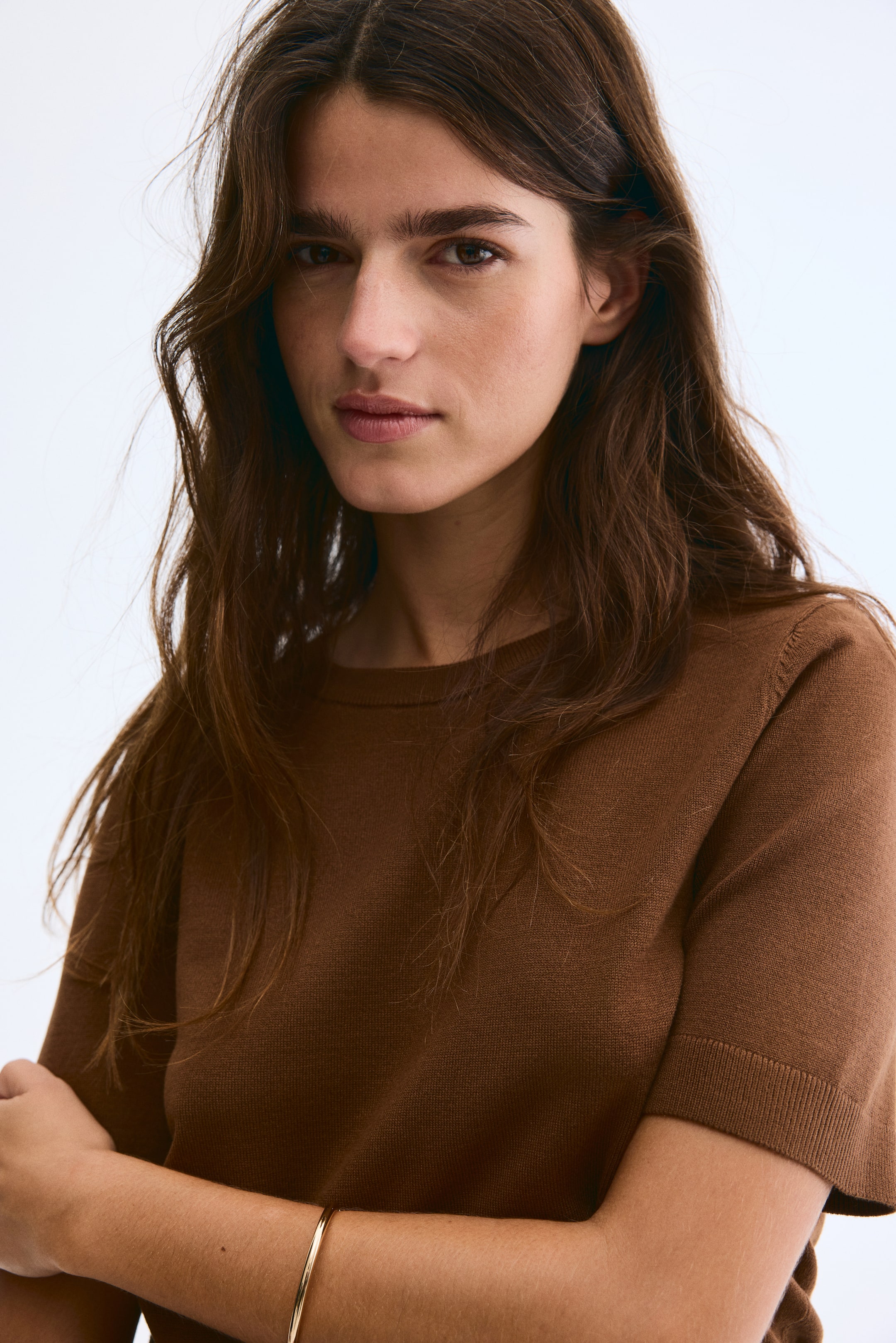 View larger image: Fine-knit top - Brown - Ladies | H&M IN 2