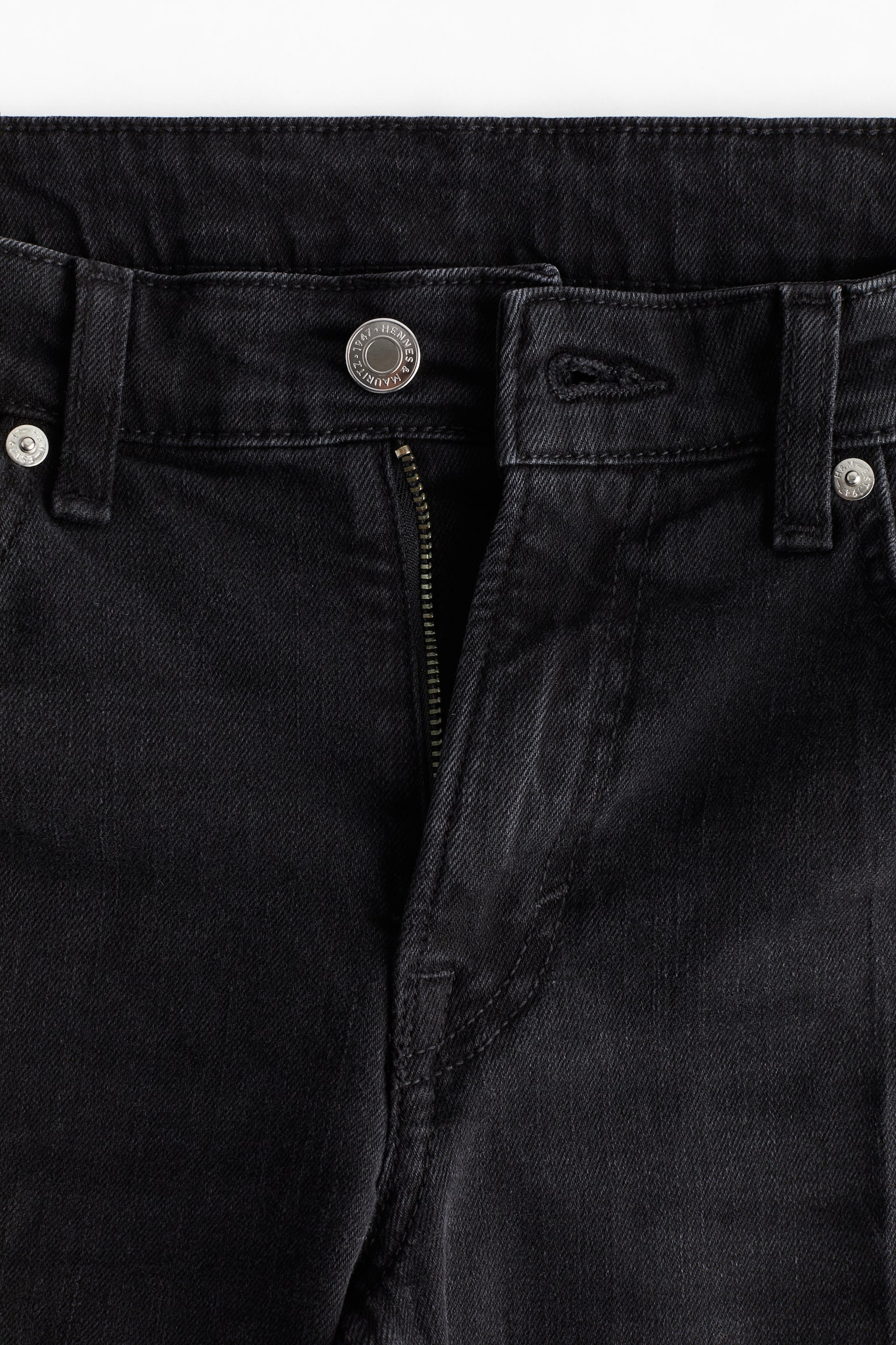Женские джинсы H&M Bootcut Regular, цвет: Чёрный — фото 3