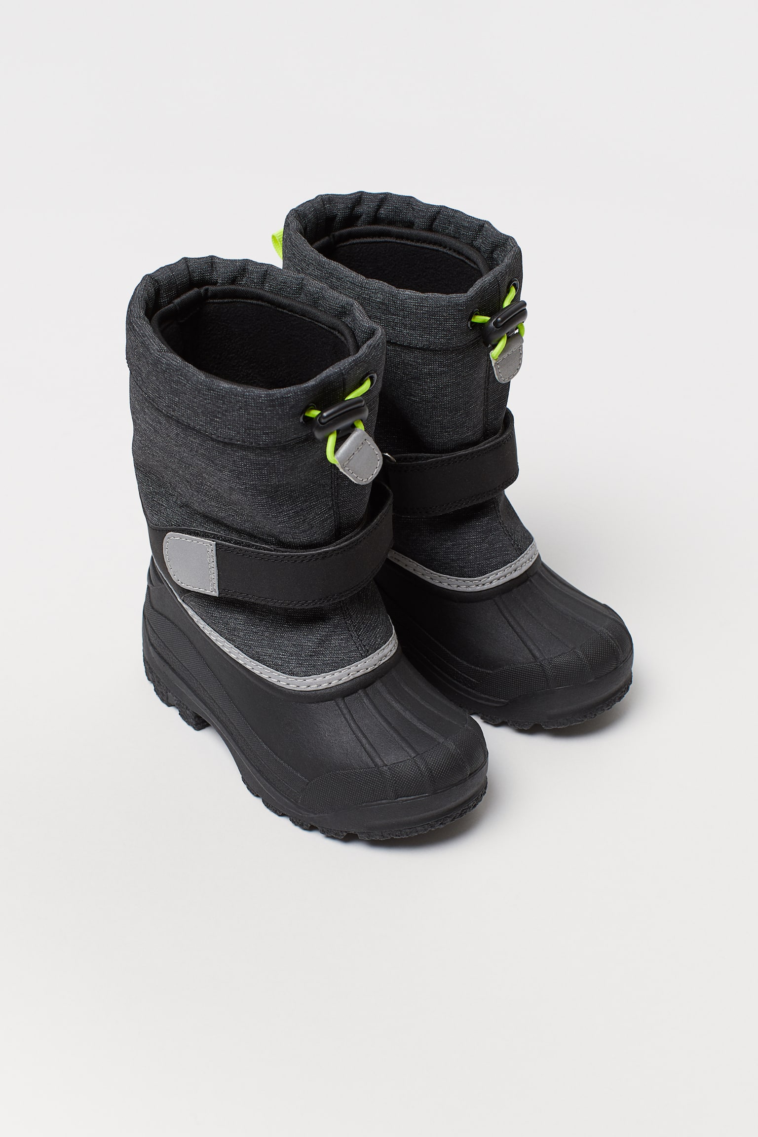 Waterproof boots with lining - Dark grey marl/Dinosaur - 5