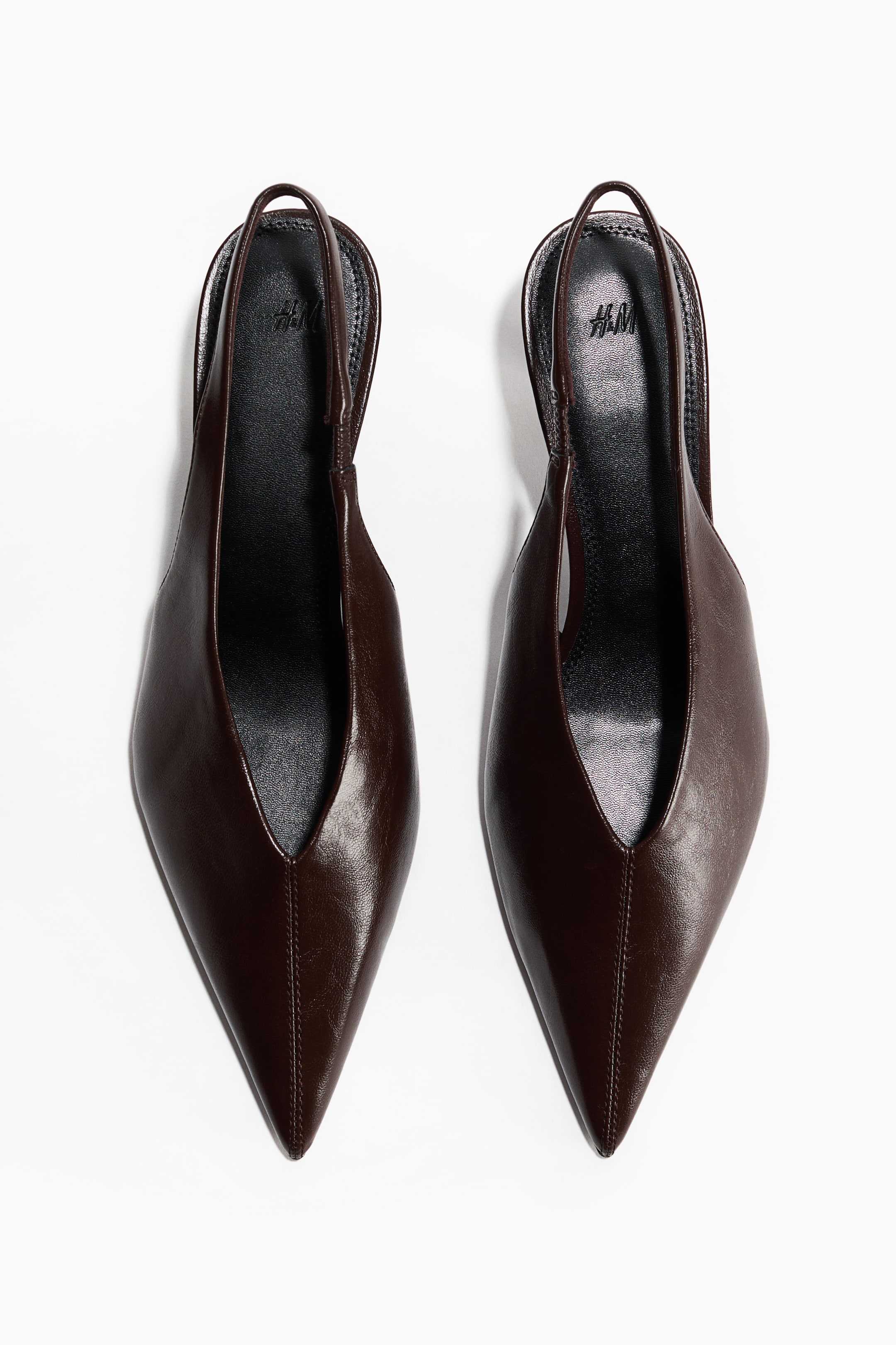 Kitten-Heeled Slingbacks