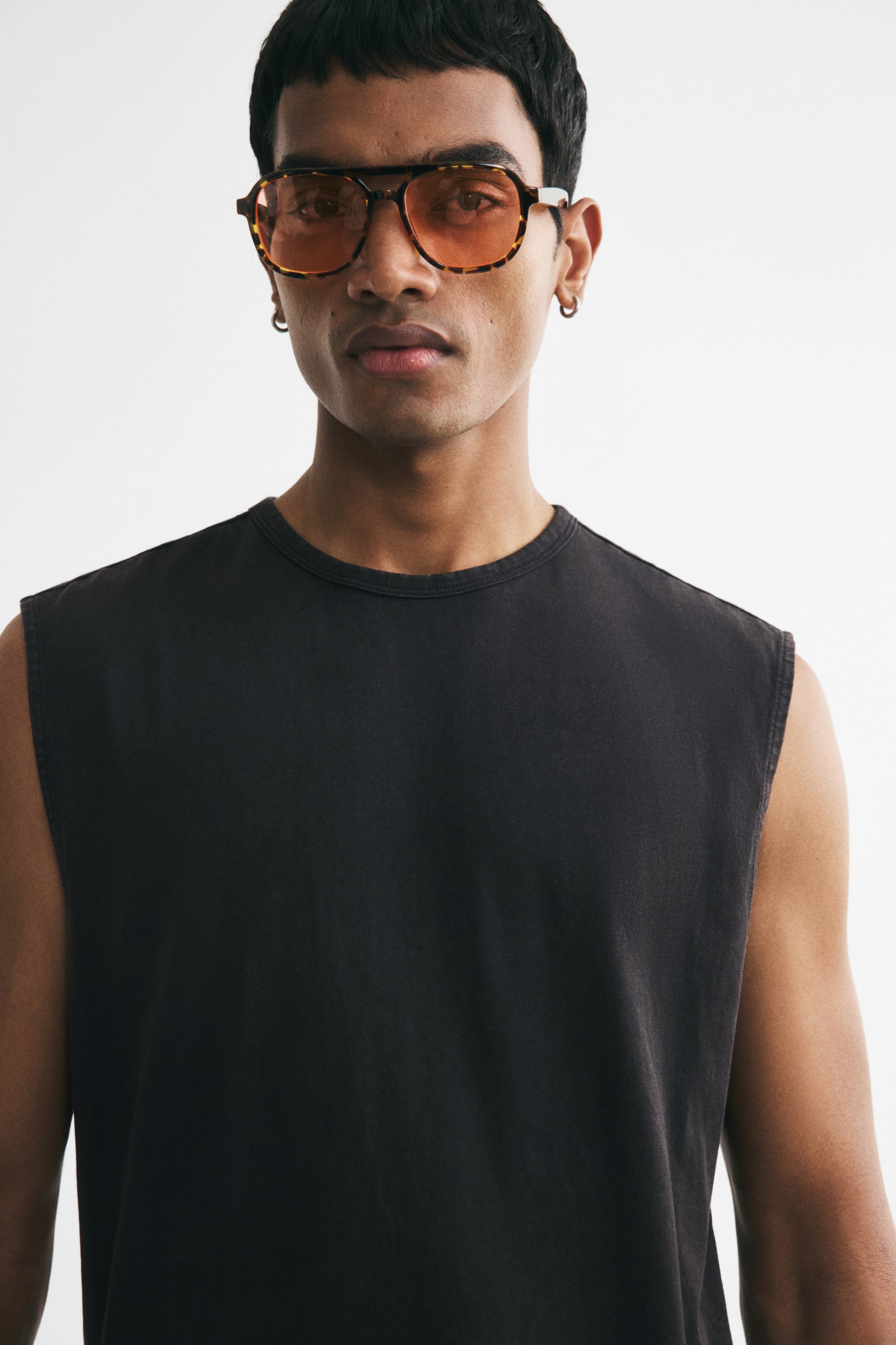 Regular-Fit Cotton Tank Top