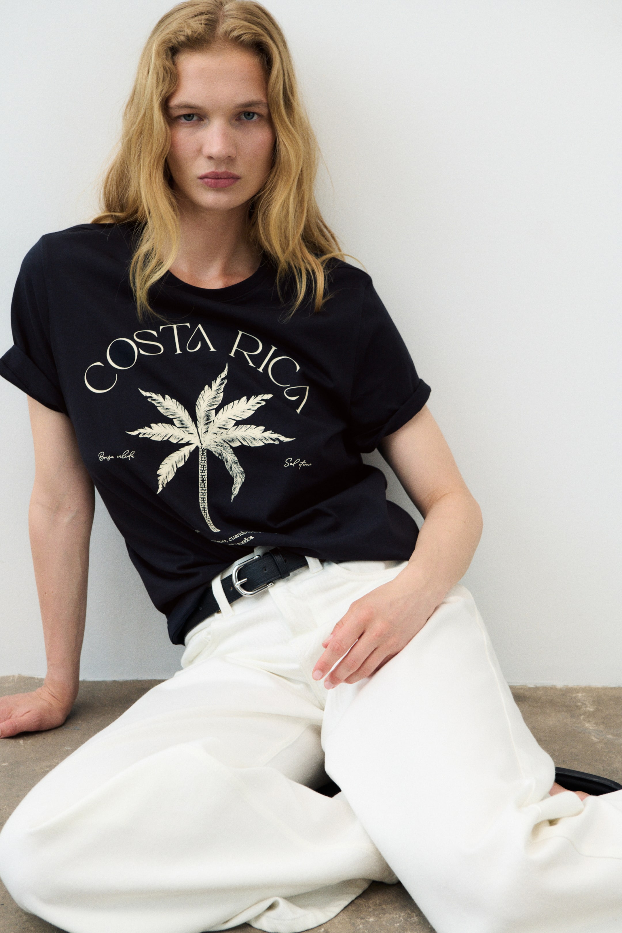 Женские футболки H&M Printed T-Shirt — фото 3