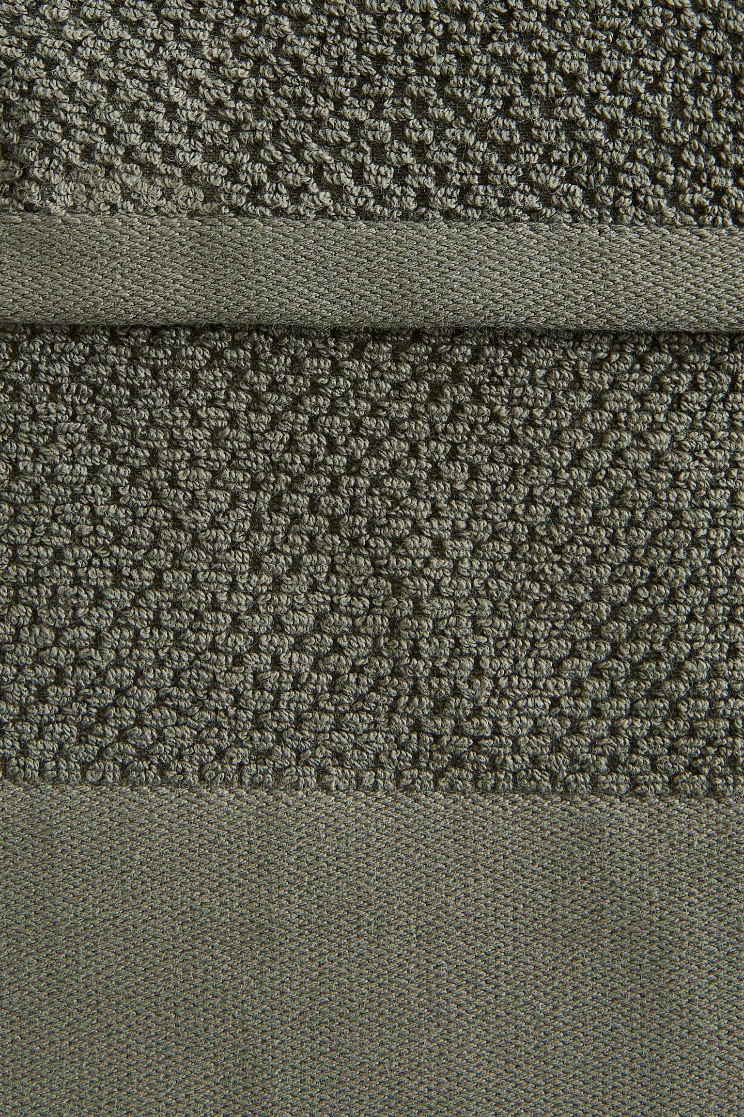 מגבת ידיים מכותנה - ירוק כהה/בז' בהיר/לבן/תכלת מאובק/ירוק כהה/שחור/ירוק מרווה/חום כהה/ורוד פודרה/ירוק מרווה - 3