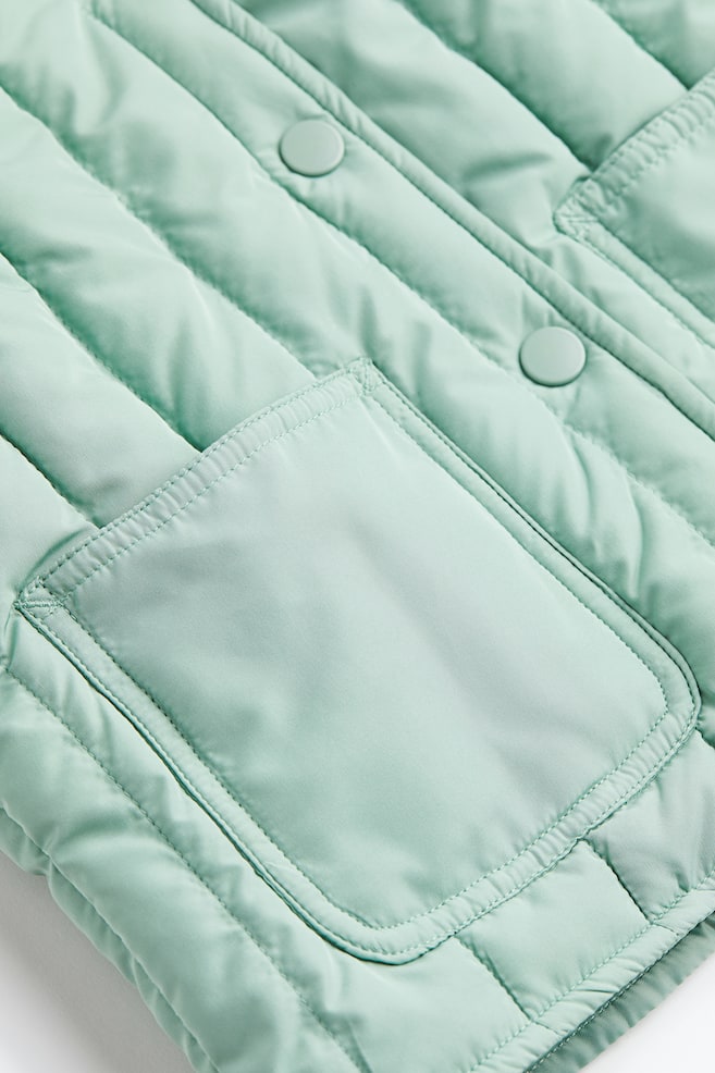 Quilted gilet - Light green - 4