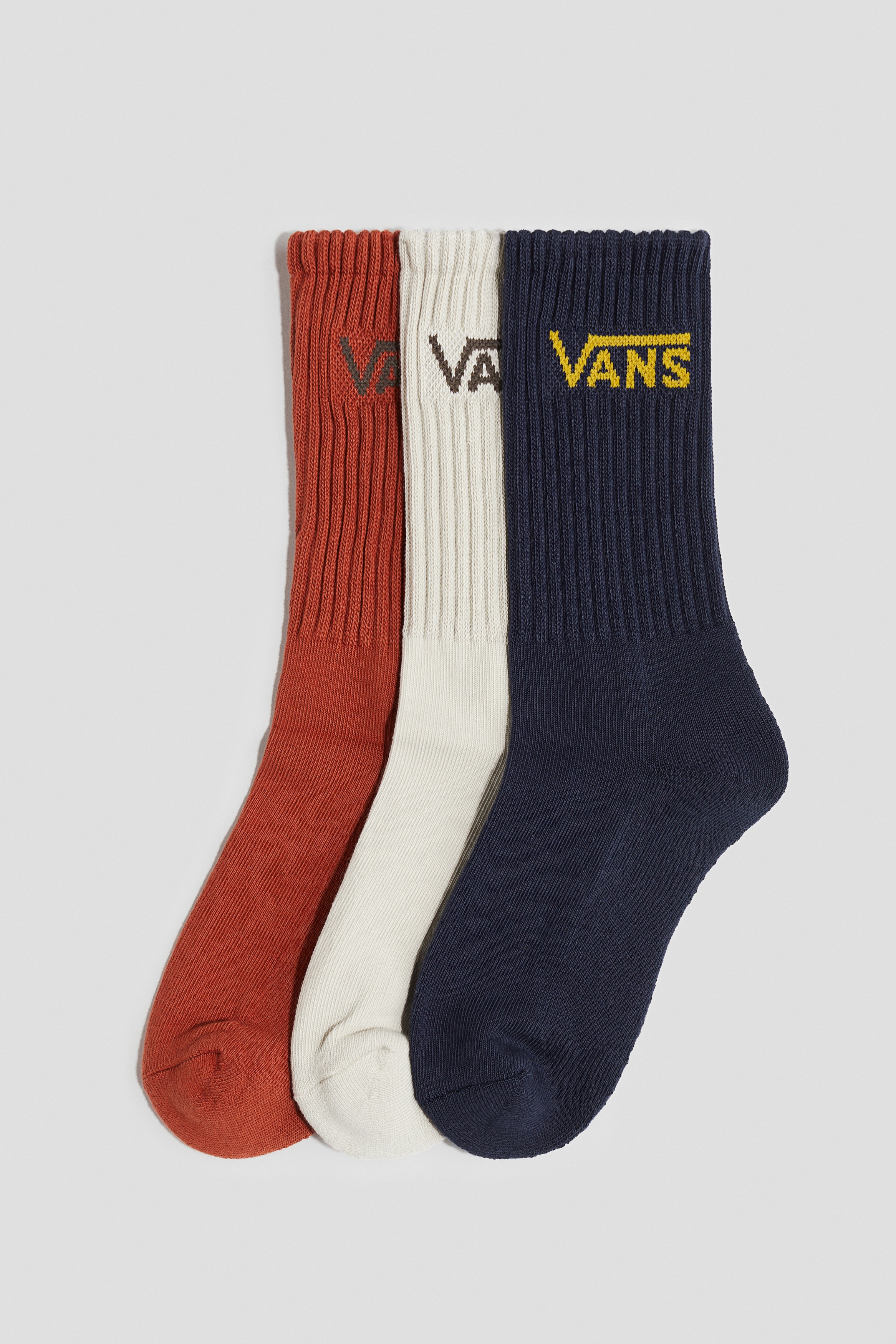Flicka - Parisian Night Classic Crew Socks 3-pack - Size: 34.5-38  - H&M