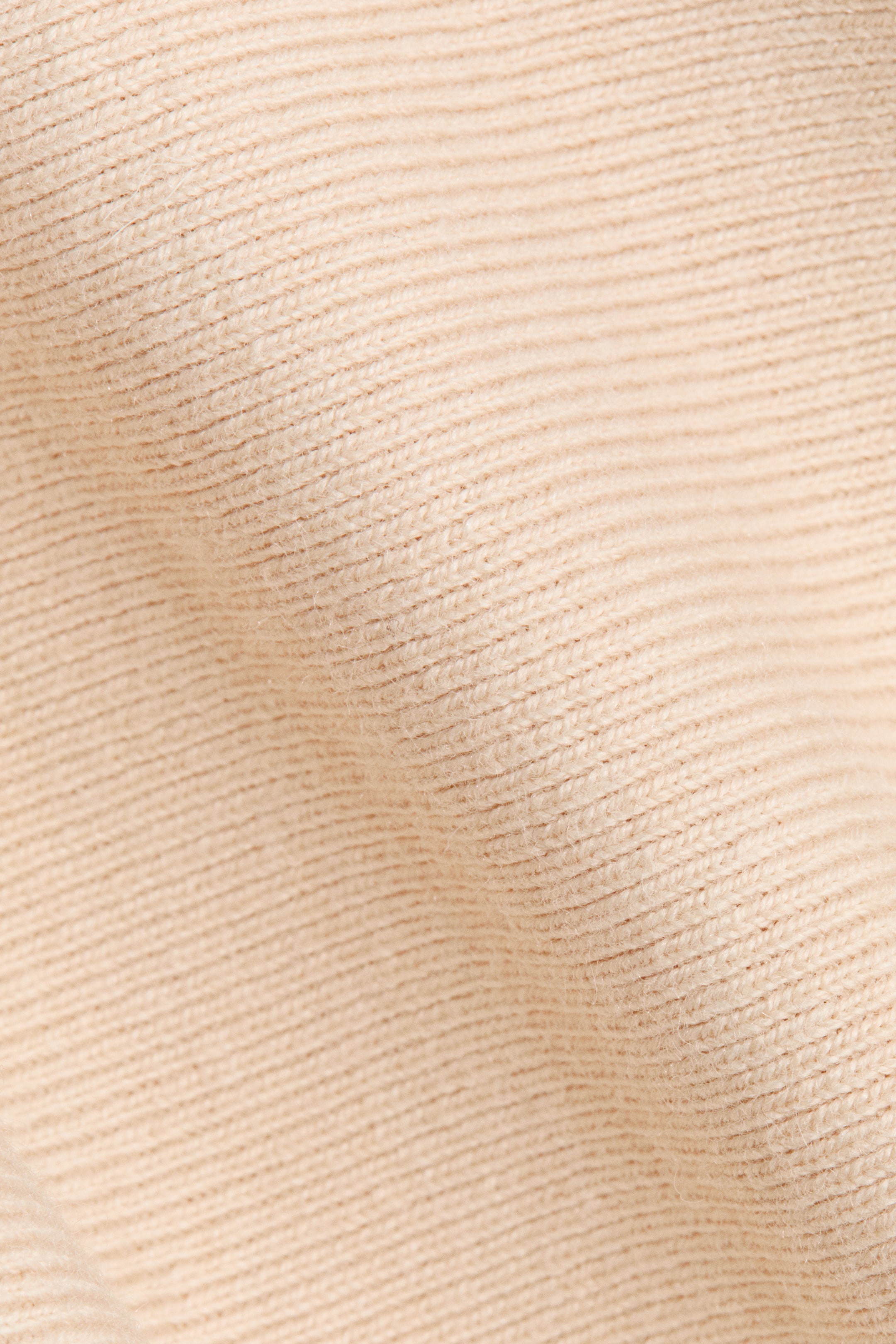 View larger image: Knit V-Neck Top - Light beige - Ladies | H&M US 2