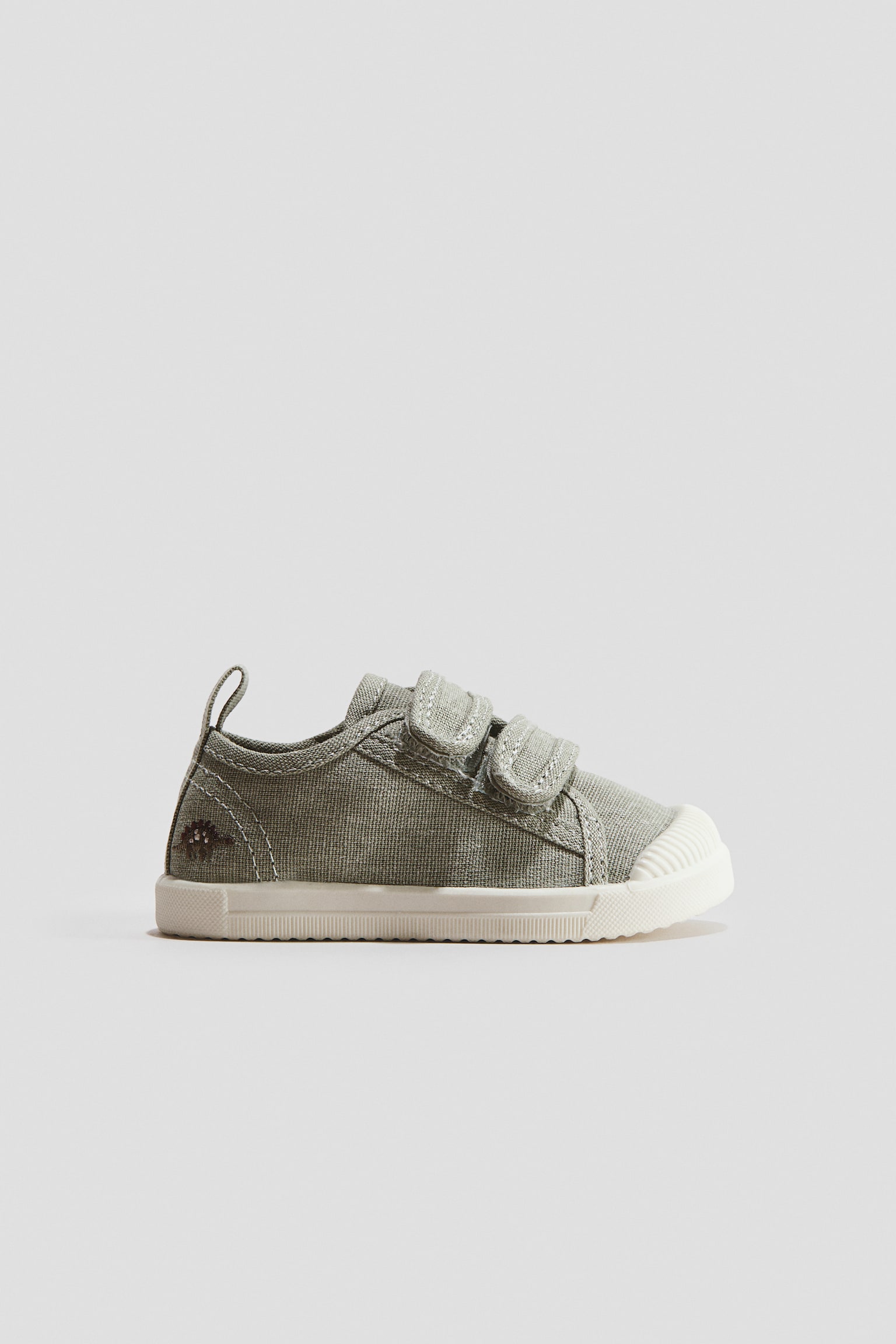 Barefoot  canvas trainers - Khaki green/Purple/Floral